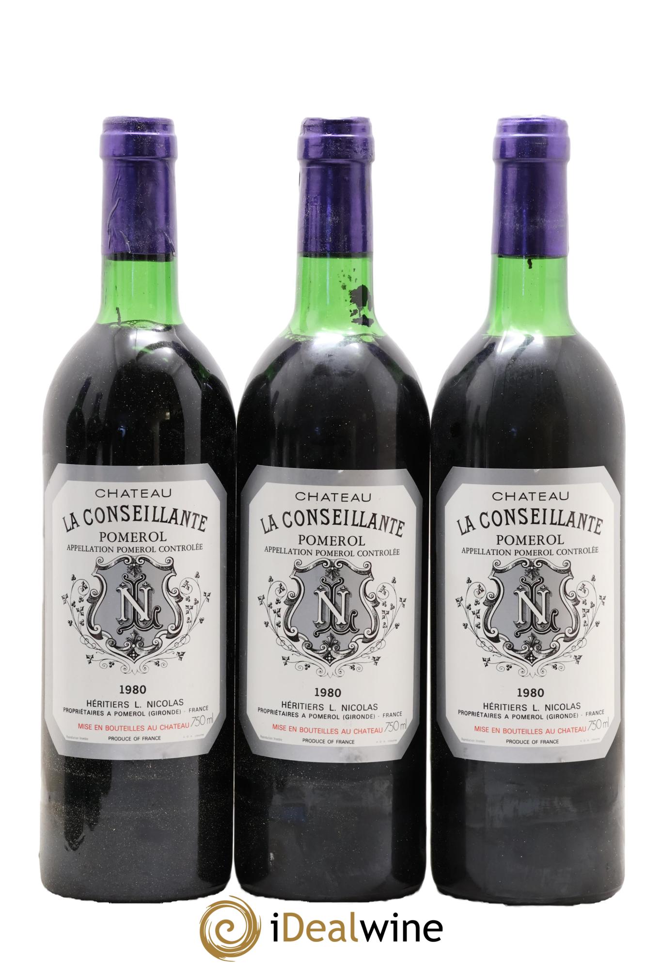 Château la Conseillante 1980 - Lot de 6 bouteilles - 2