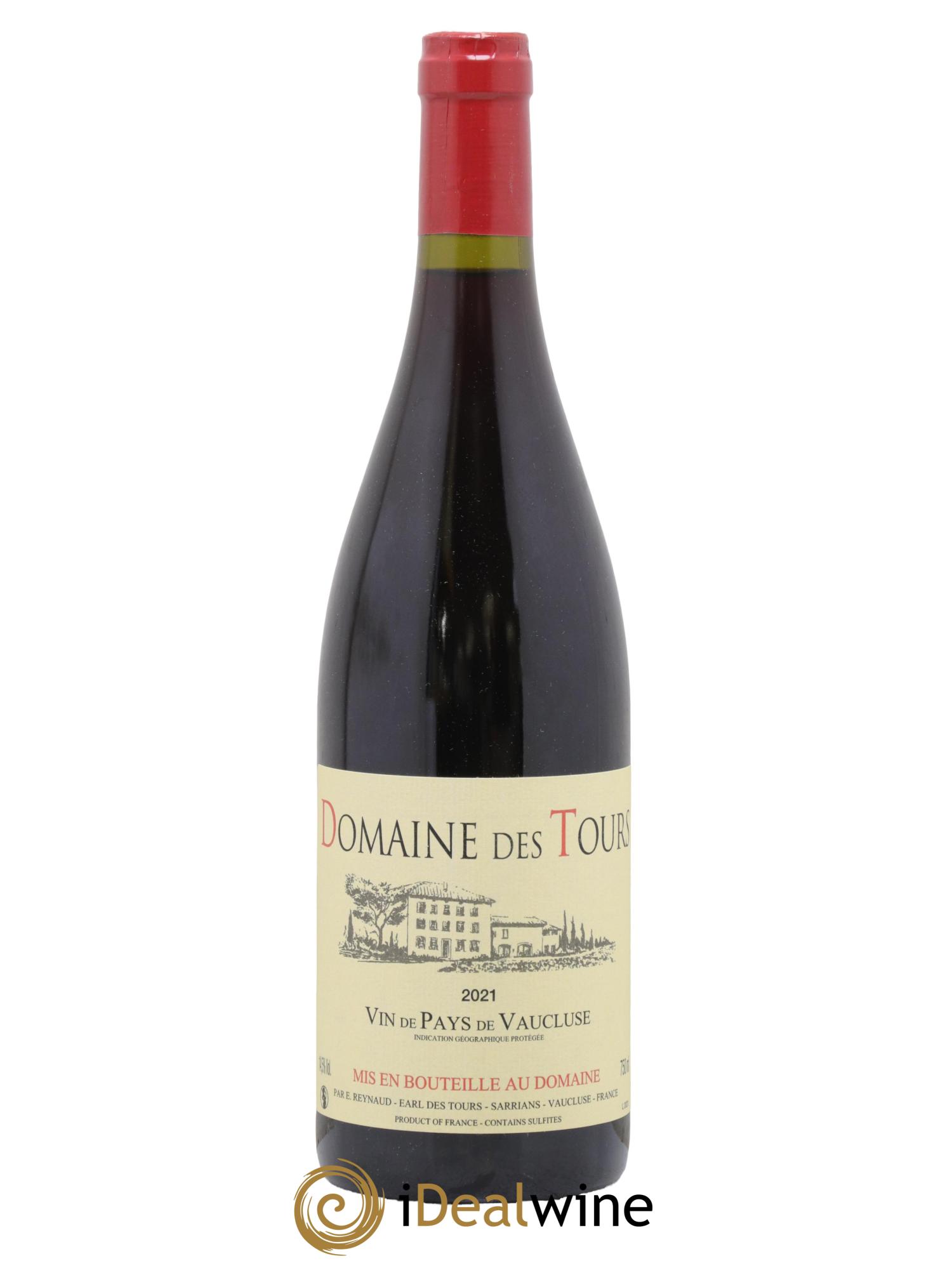 Vaucluse (Vin de Pays de Vaucluse) Domaine des Tours Emmanuel Reynaud 2021 - Lot de 1 bouteille - 0
