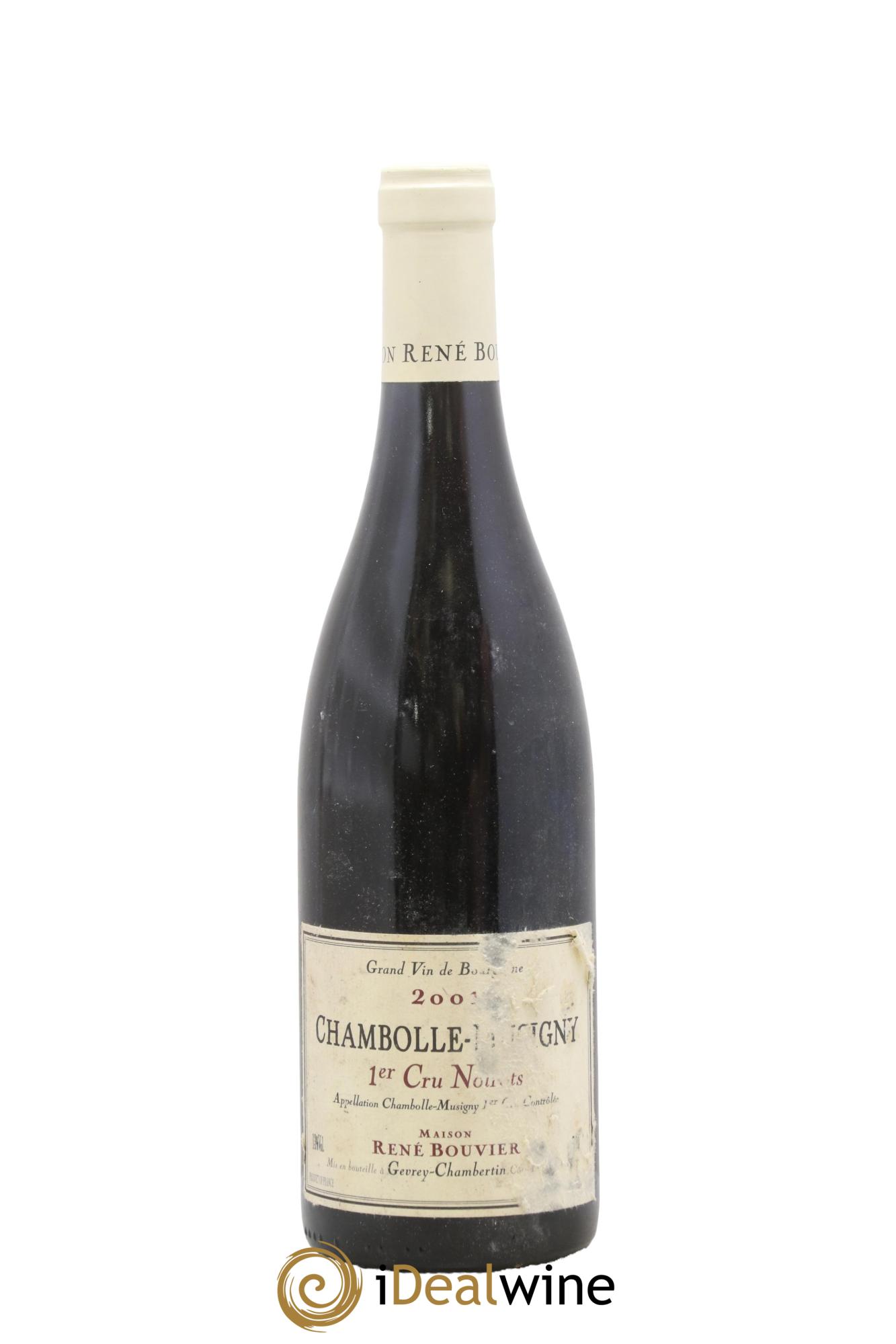 Chambolle-Musigny 1er Cru Les Noirots René Bouvier (Domaine) 2001 - Posten von 1 Flasche - 0