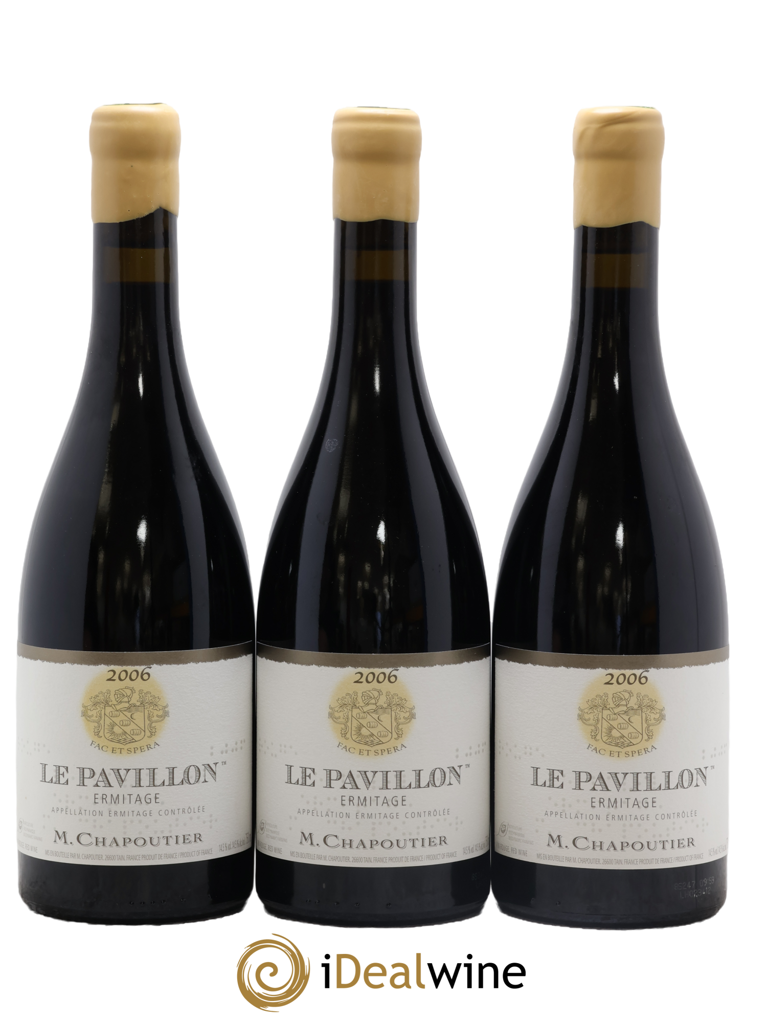 Hermitage Ermitage Le Pavillon Chapoutier 2006 - Lot of 6 bottles - 1