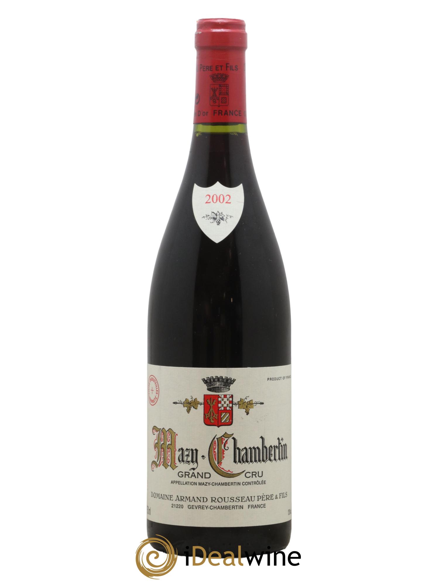 Mazis-Chambertin Grand Cru Armand Rousseau (Domaine) 2002 - Lotto di 1 bottiglia - 0