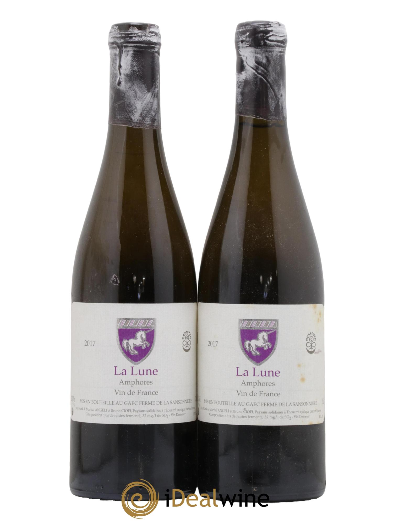 Vin de France La Lune Amphores Mark Angeli (Domaine) - Ferme de la Sansonnière 2017 - Lot de 2 bouteilles - 0