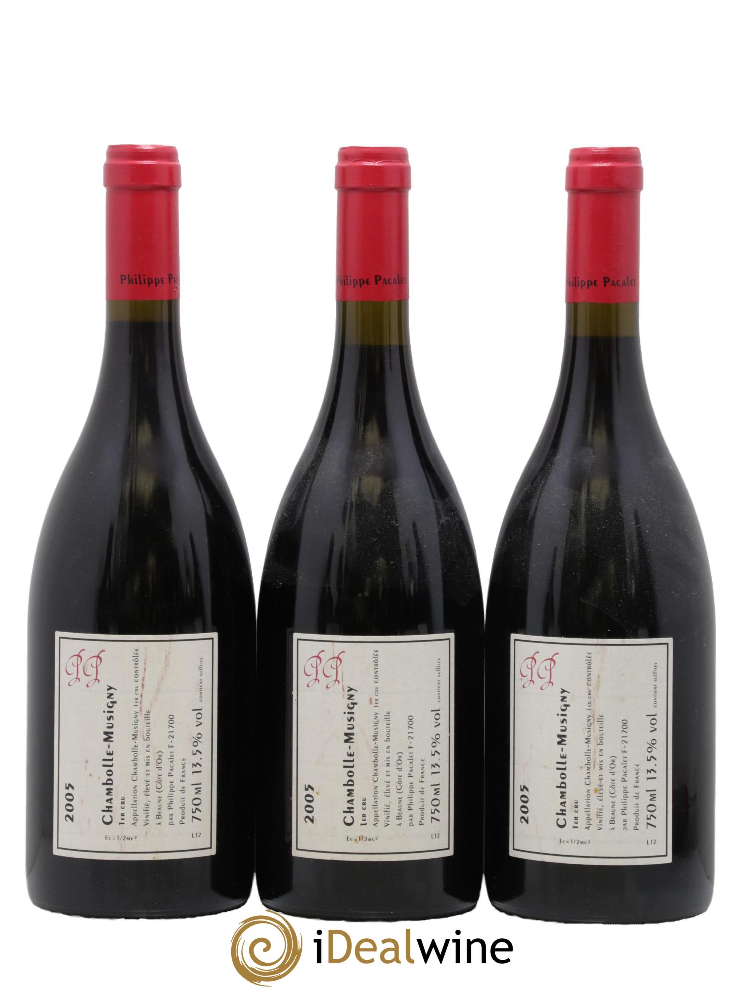 Chambolle-Musigny 1er Cru Philippe Pacalet 2005 - Posten von 3 Flaschen - 1