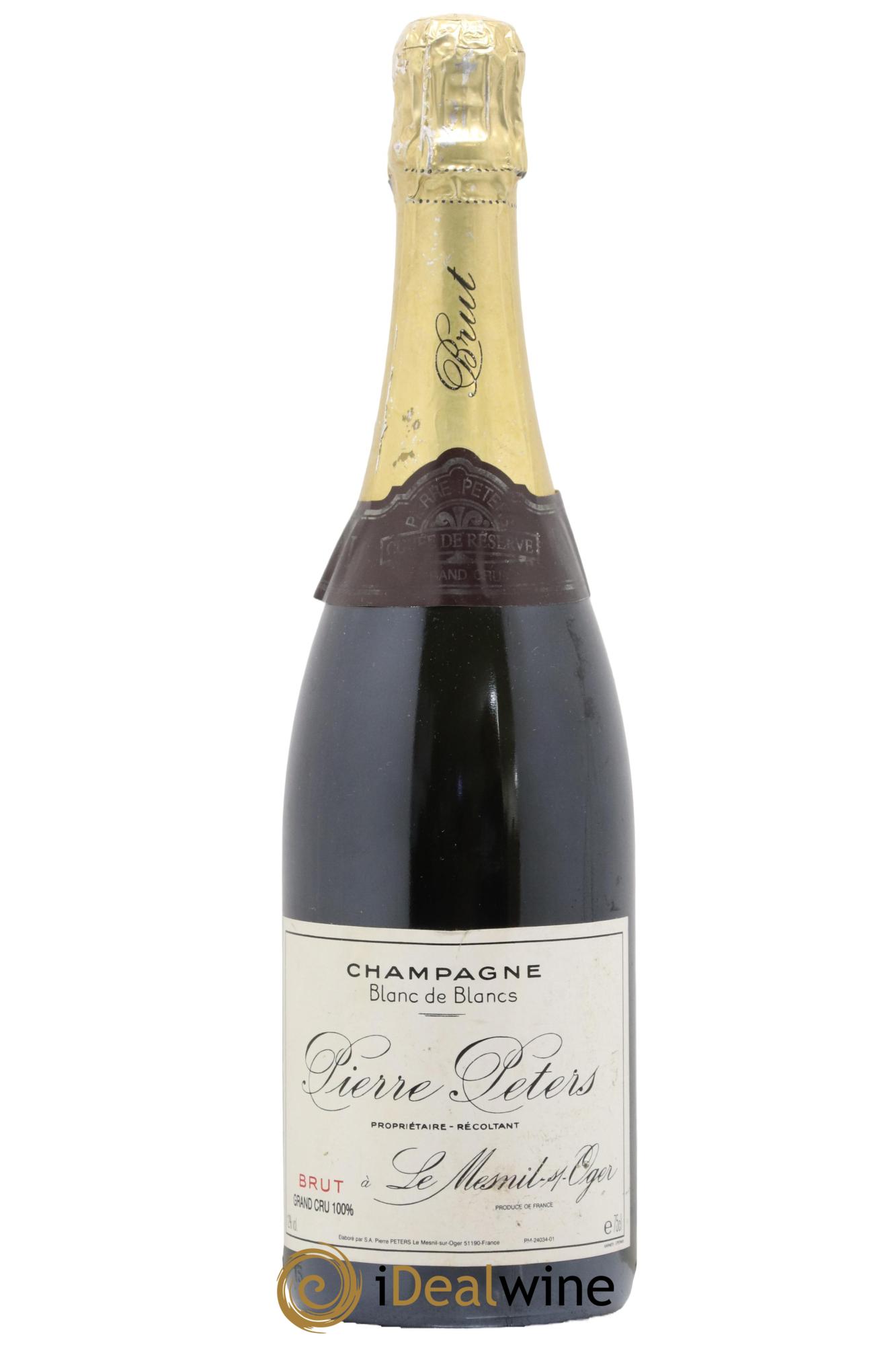 Blanc de Blancs Grande Réserve Pierre Péters - Lot de 1 bouteille - 0