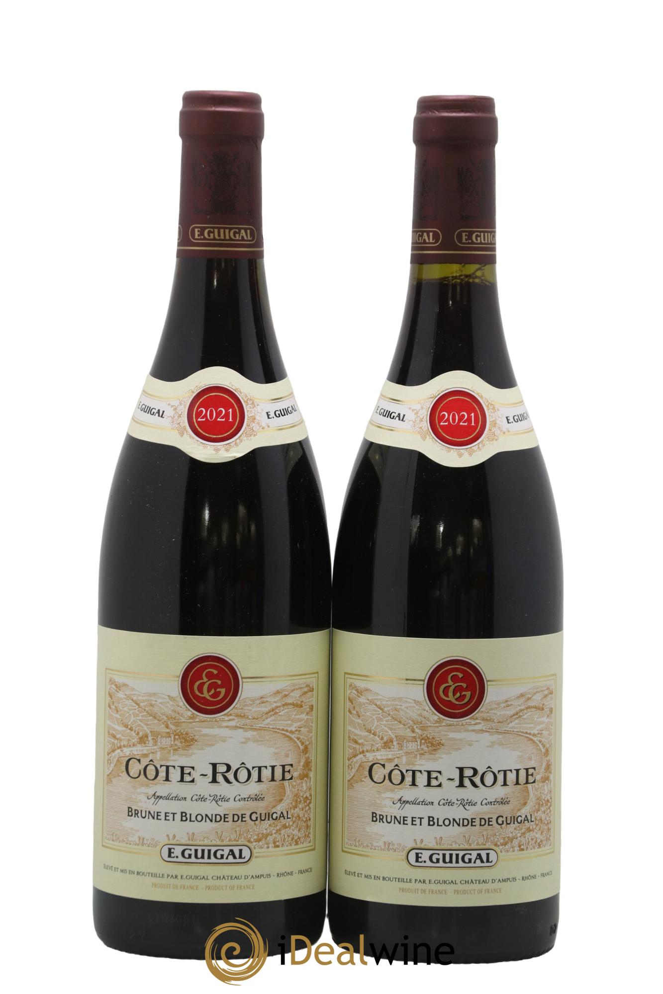 Côte-Rôtie Côtes Brune et Blonde Guigal Guigal 2021 - Lot de 2 bouteilles - 0