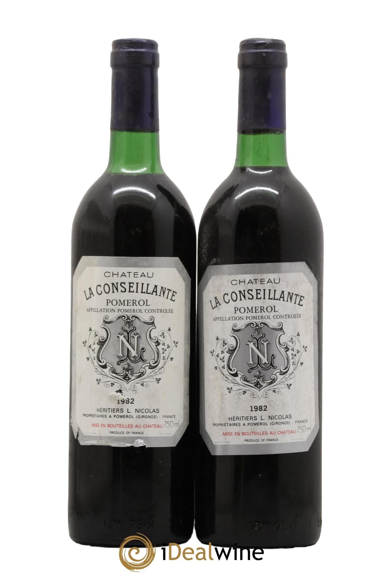 Château la Conseillante 1982 - Lot de 2 bouteilles - 0