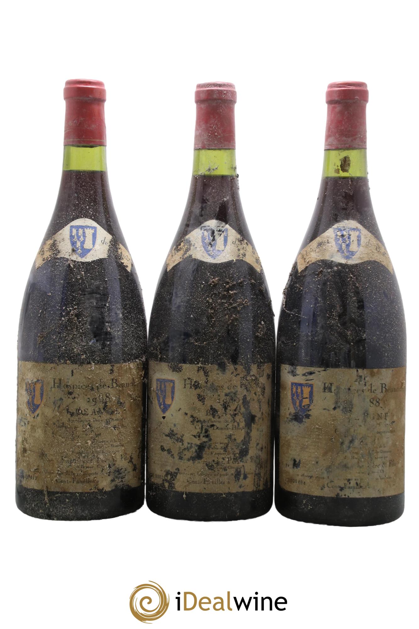 Beaune Cuvée Dames Hospitalières Hospices de Beaune 1988 - Lotto di 3 magnum - 0