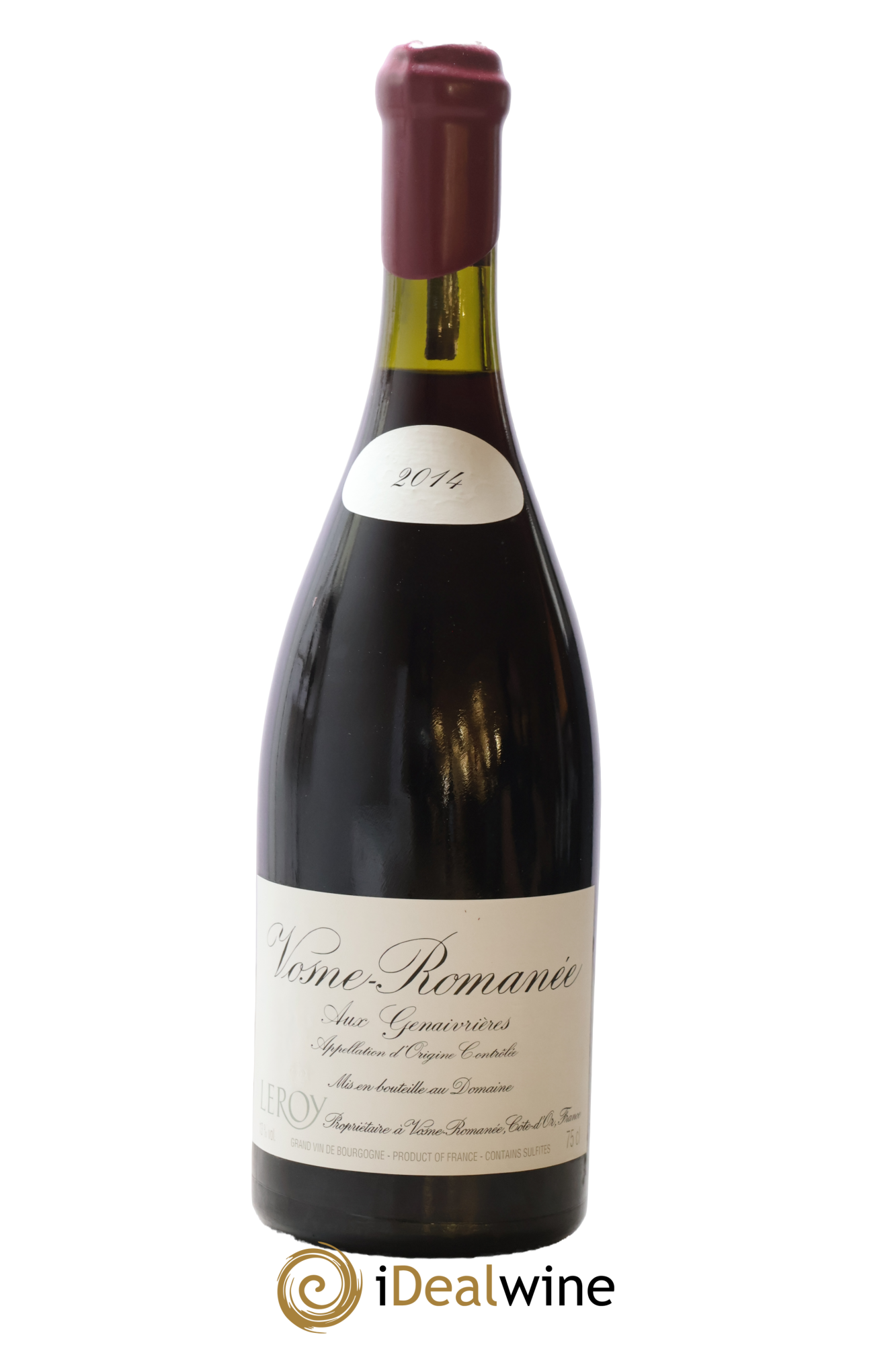 Vosne-Romanée Les Genaivrières Leroy (Domaine) 2014 - Lot de 1 bouteille - 0