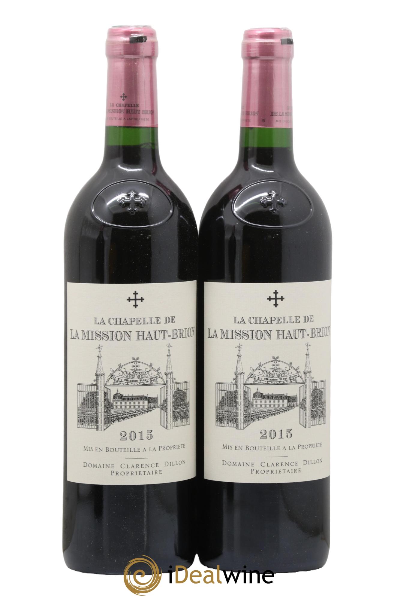 La Chapelle de La Mission Haut-Brion Second Vin 2015 - Lot de 2 bouteilles - 0