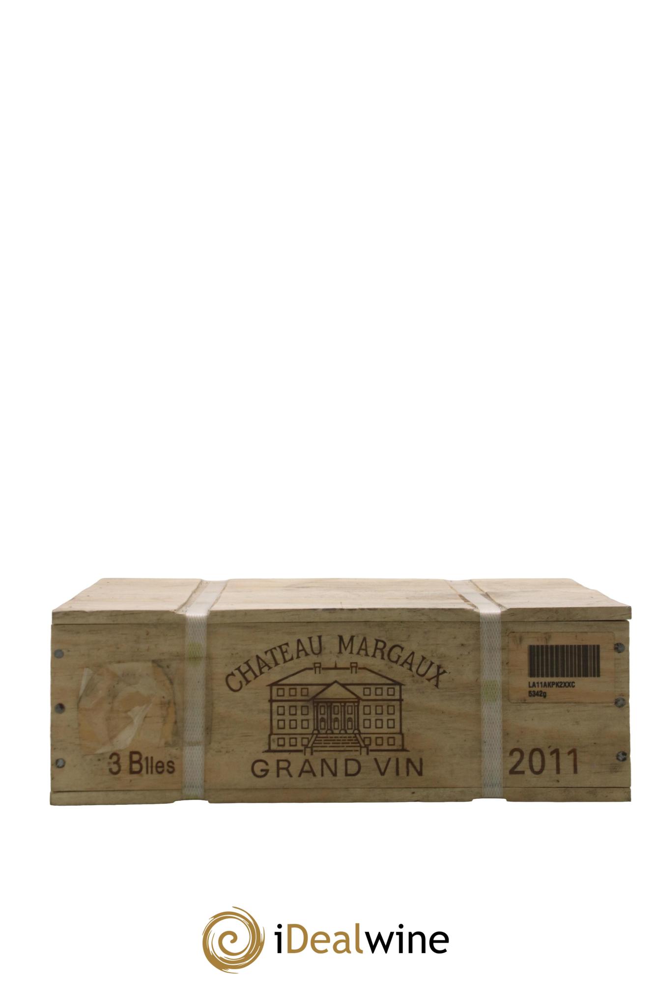 Château Margaux 1er Grand Cru Classé 2011 - Lot de 3 bouteilles - 3