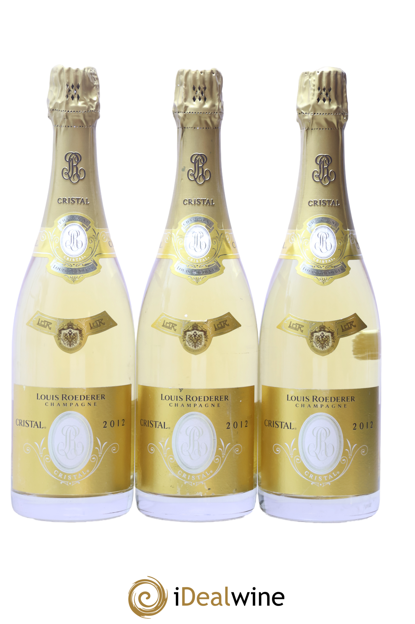 Cristal Louis Roederer 2012 - Posten von 3 Flaschen - 0