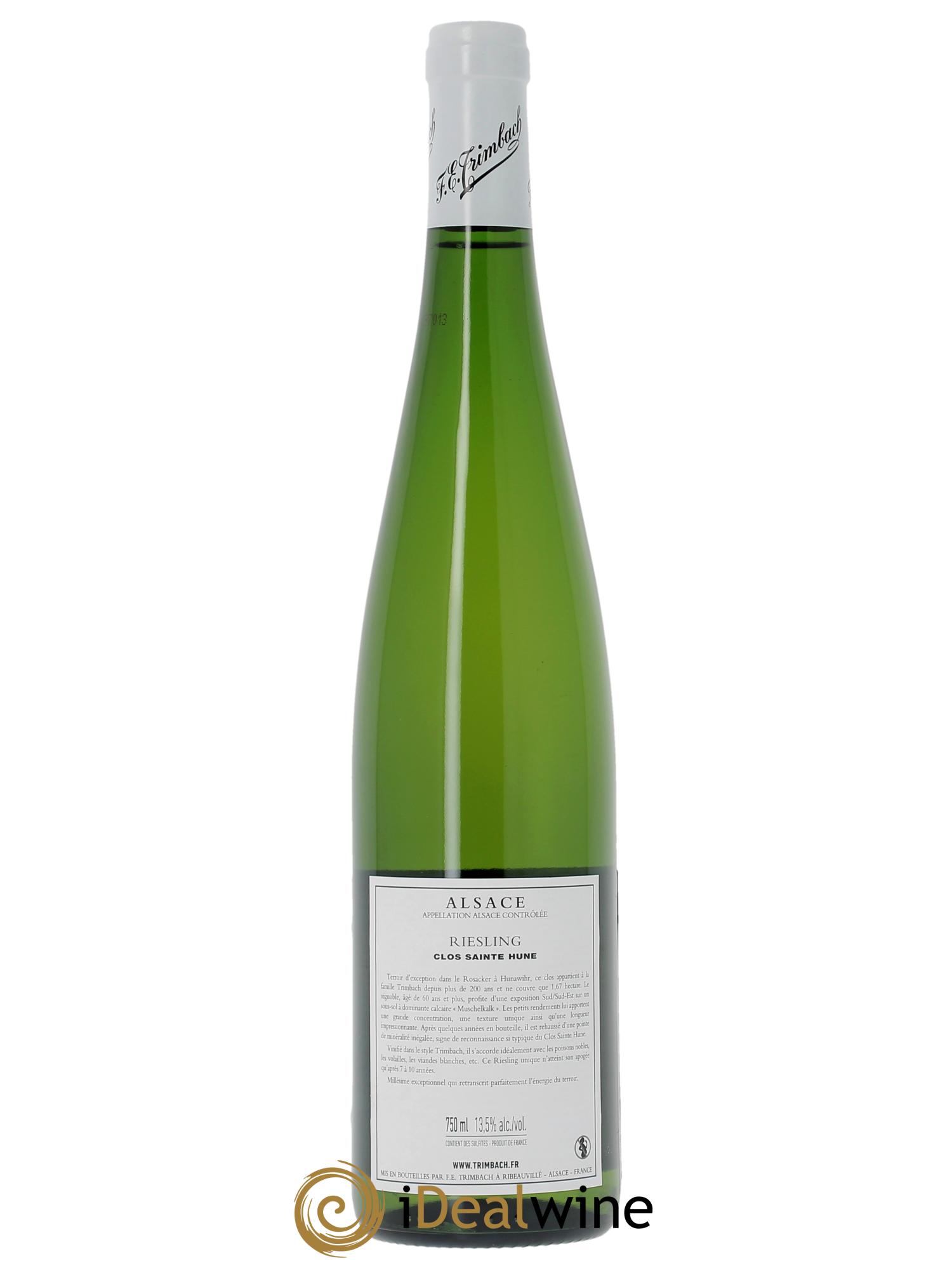 Alsace Riesling Clos Sainte-Hune Trimbach (Domaine)  2020 - Lot de 1 bouteille - 1