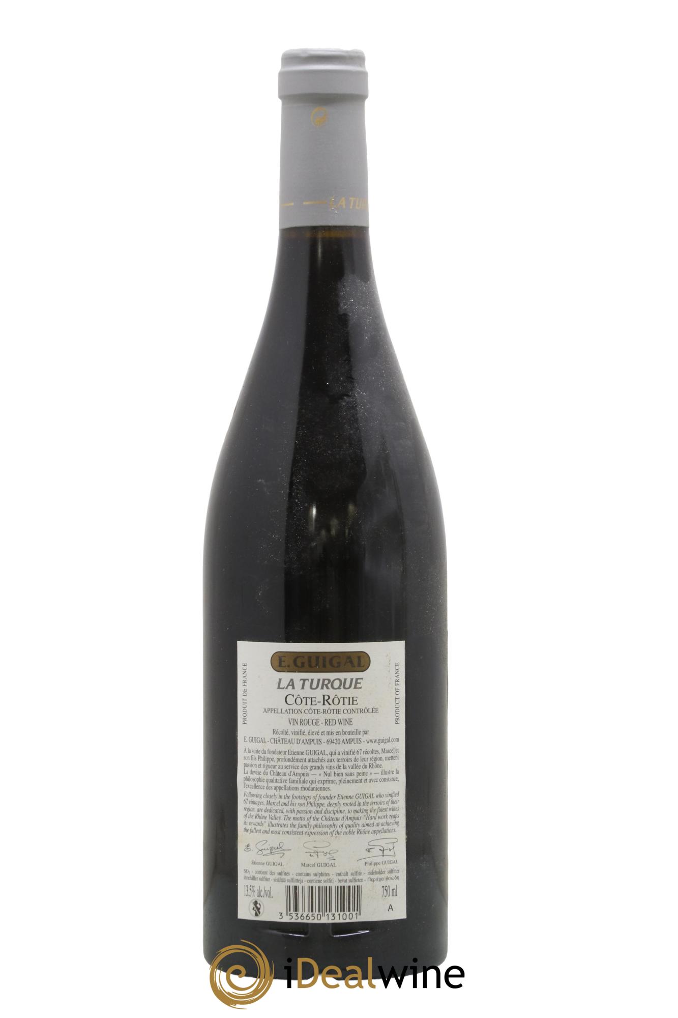 Côte-Rôtie La Turque Guigal 2016 - Lot of 1 bottle - 1