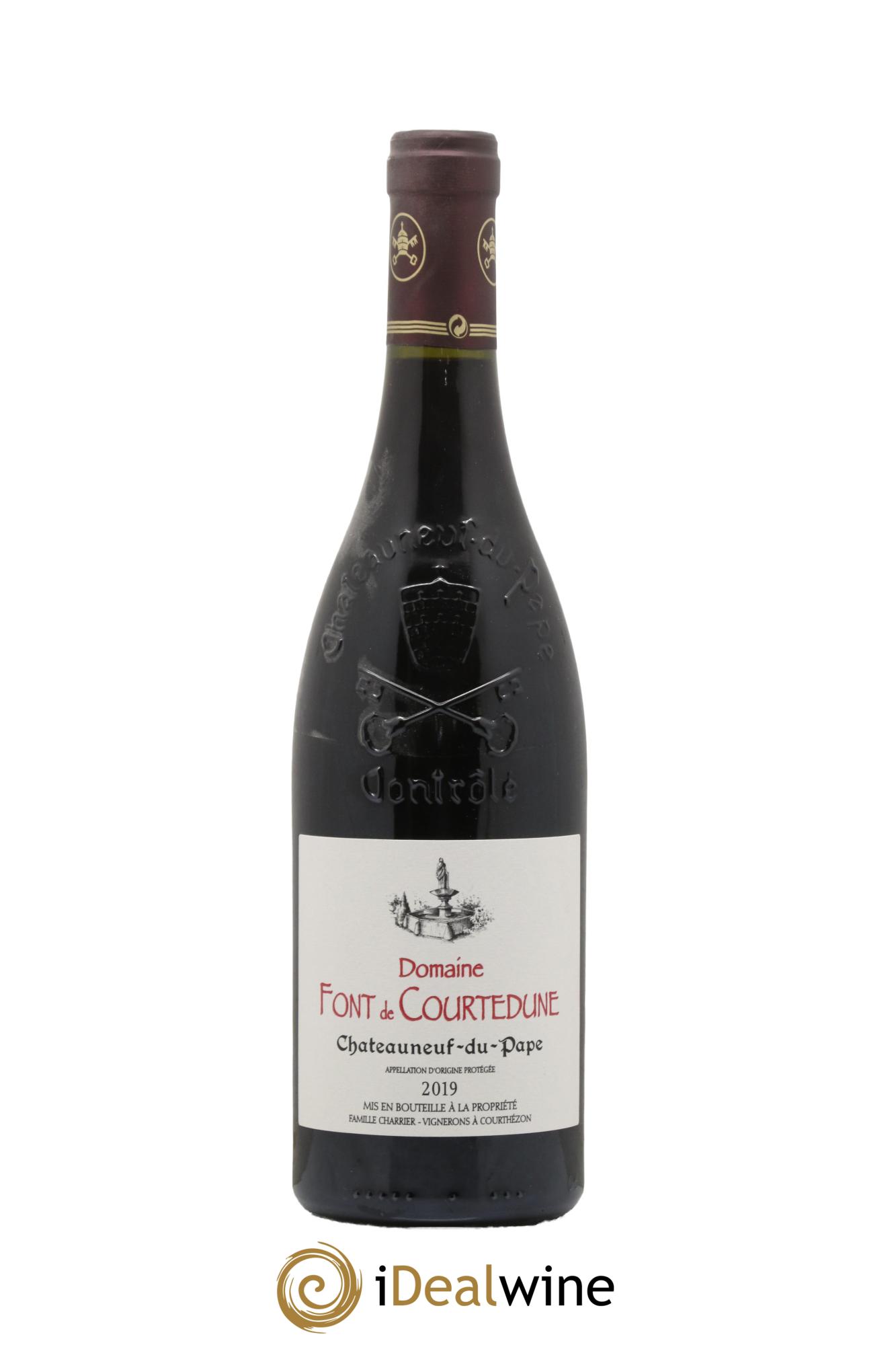 Châteauneuf-du-Pape Font de Courtedune 2019 - Lot de 1 bouteille - 0