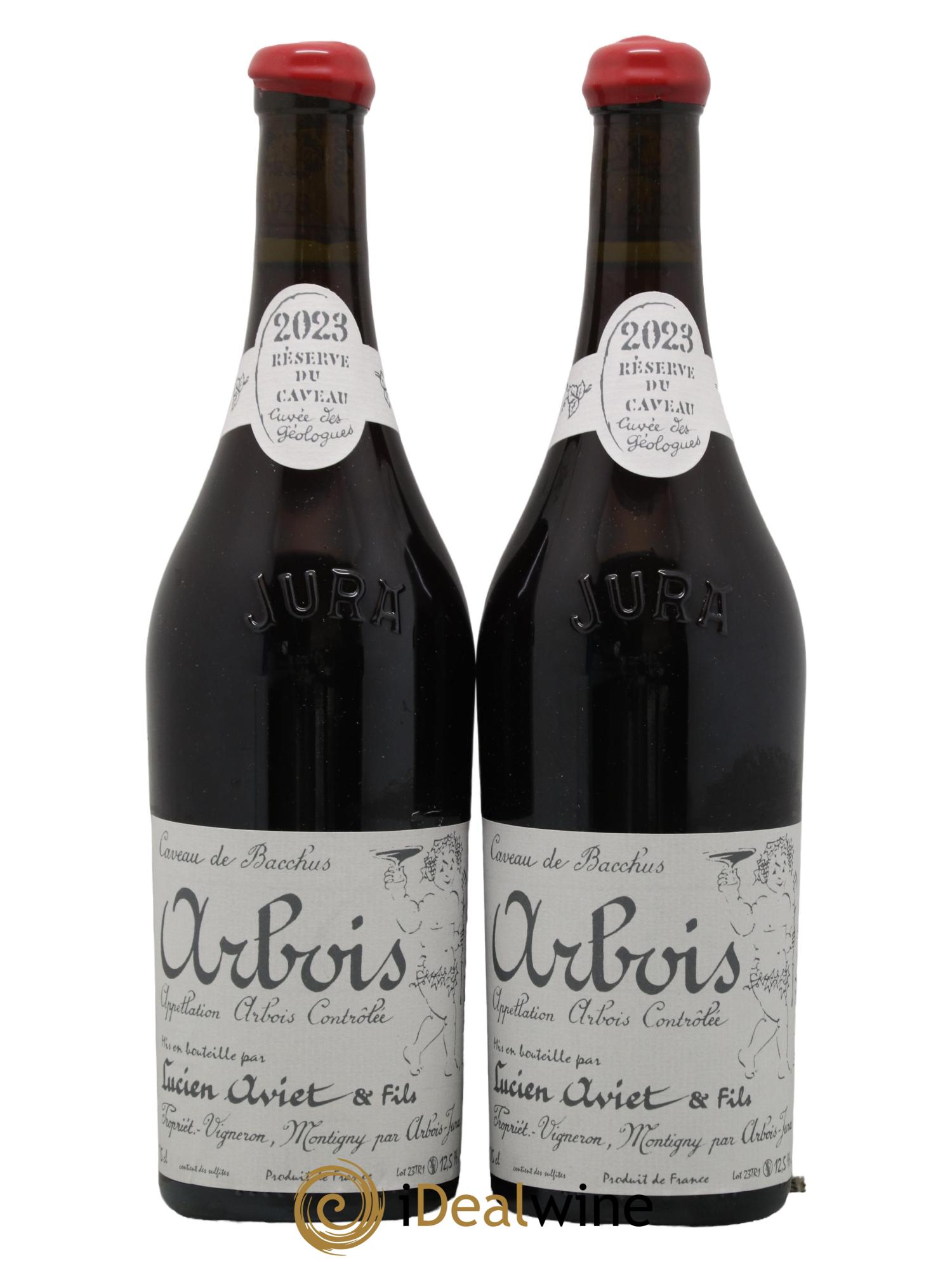 Arbois Cuvee des Geologues Lucien Aviet et Fils 2023 - Lot de 2 bouteilles - 0