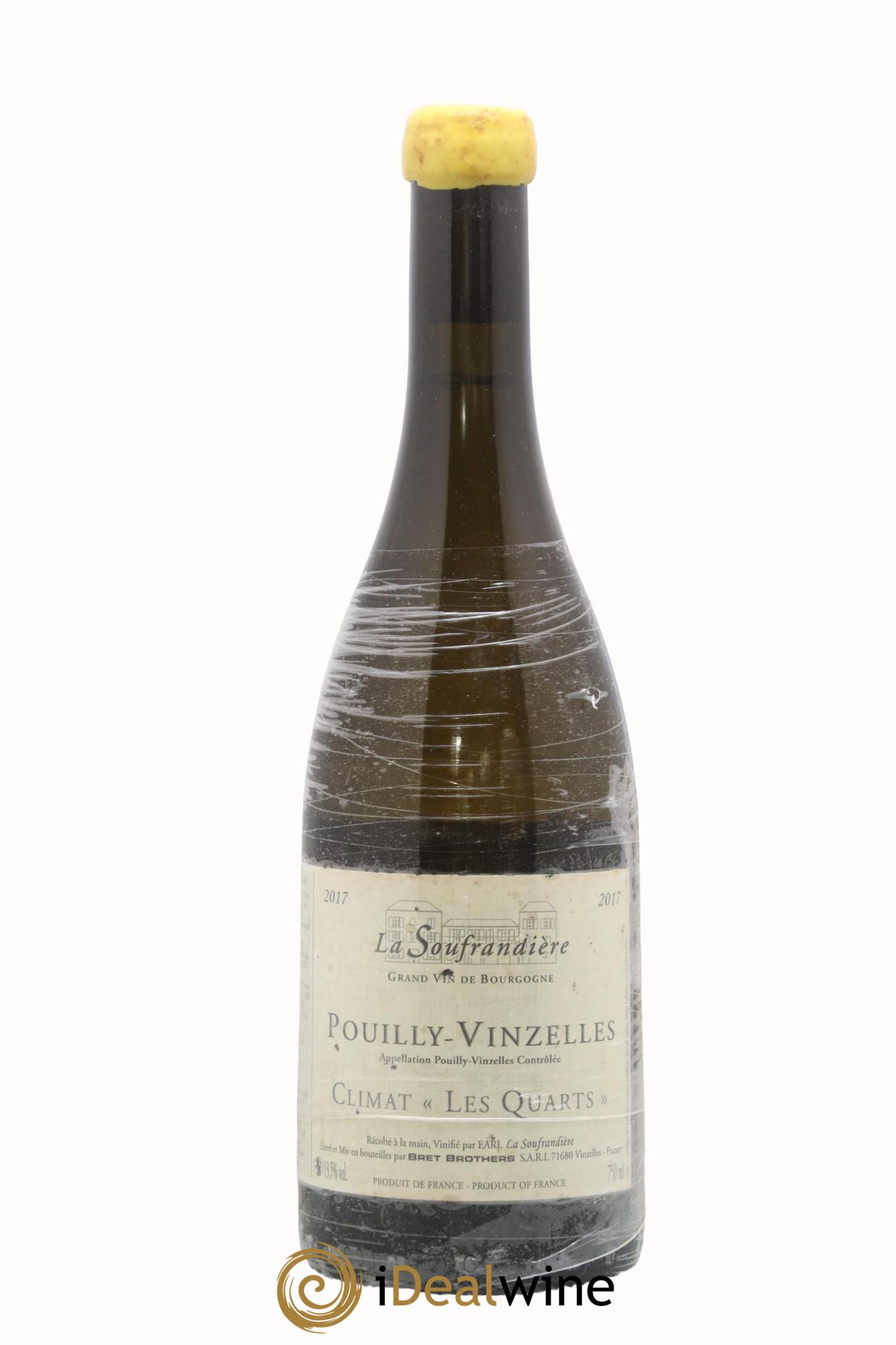 Pouilly-Vinzelles Les Quarts La Soufrandière - Bret Brothers 2017 - Lot de 1 bouteille - 0