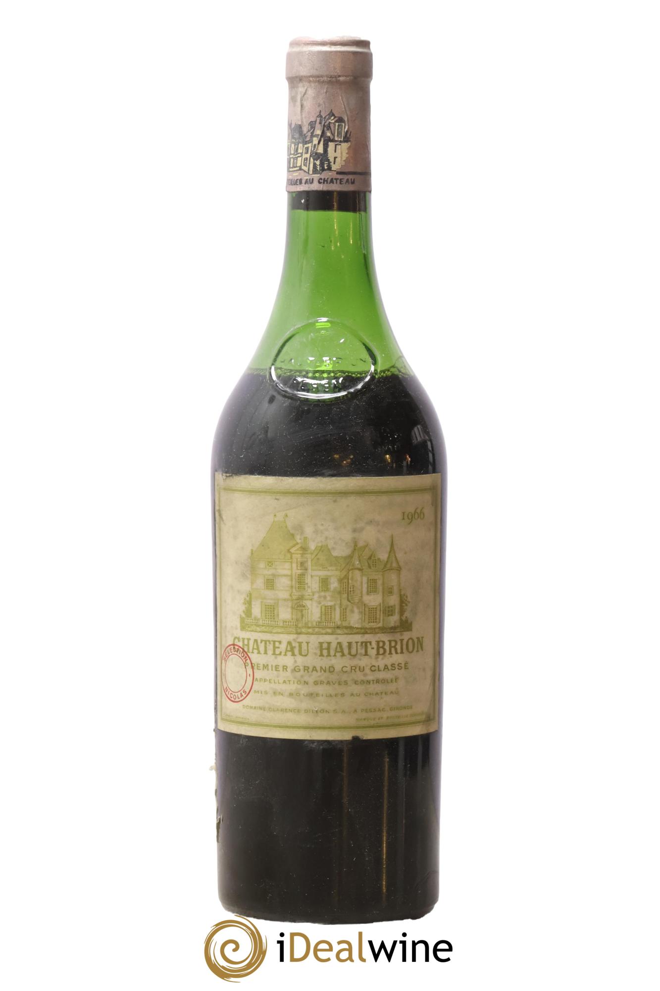 Château Haut Brion 1er Grand Cru Classé 1966 - Lot de 1 bouteille - 0