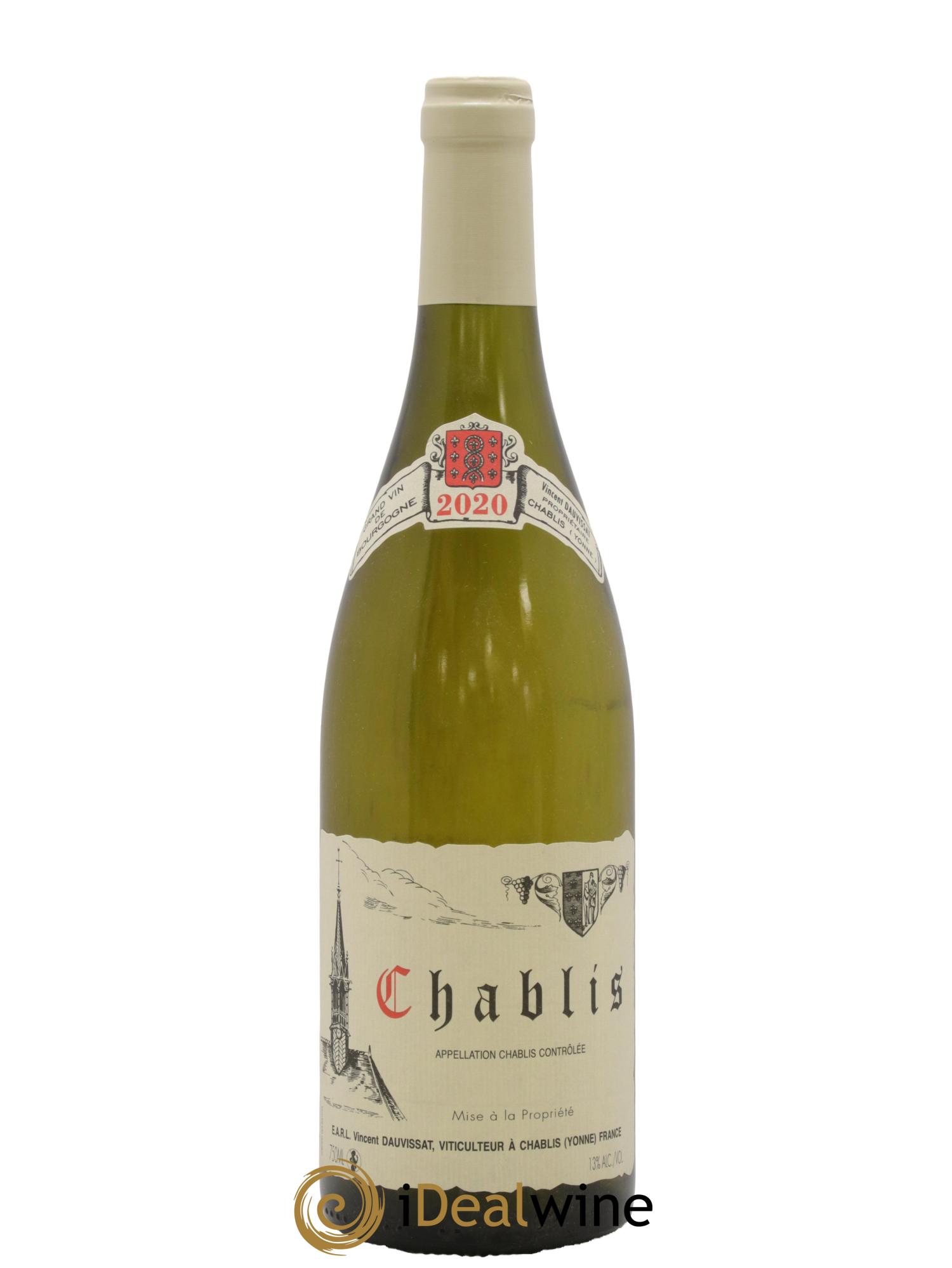 Chablis Vincent Dauvissat (Domaine) 2020 - Lot of 1 bottle - 0