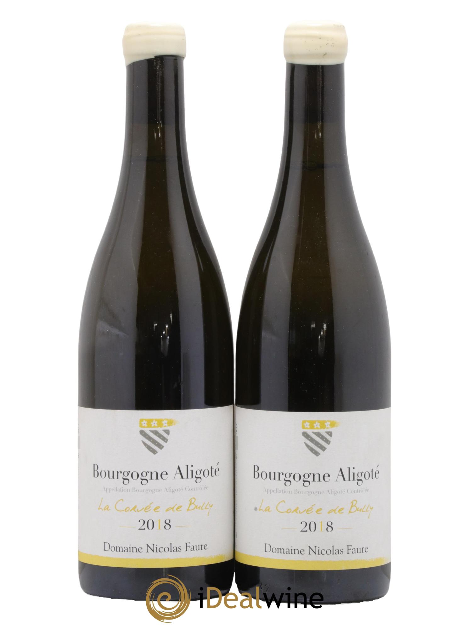 Bourgogne Aligoté La Corvée de Bully Nicolas Faure 2018 - Lot de 2 bouteilles - 0