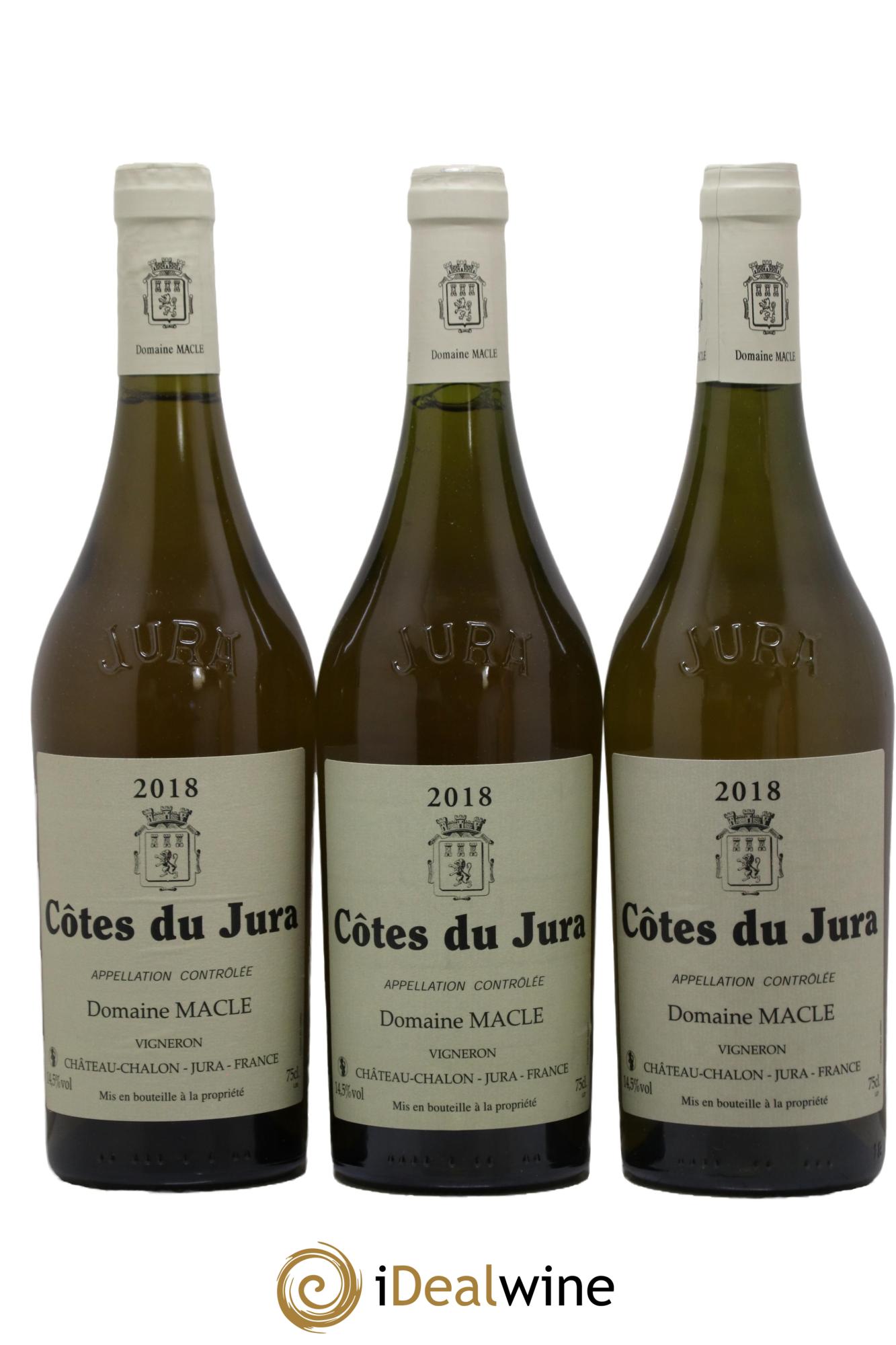 Côtes du Jura Jean Macle 2018 - Lotto di 3 bottiglie - 0