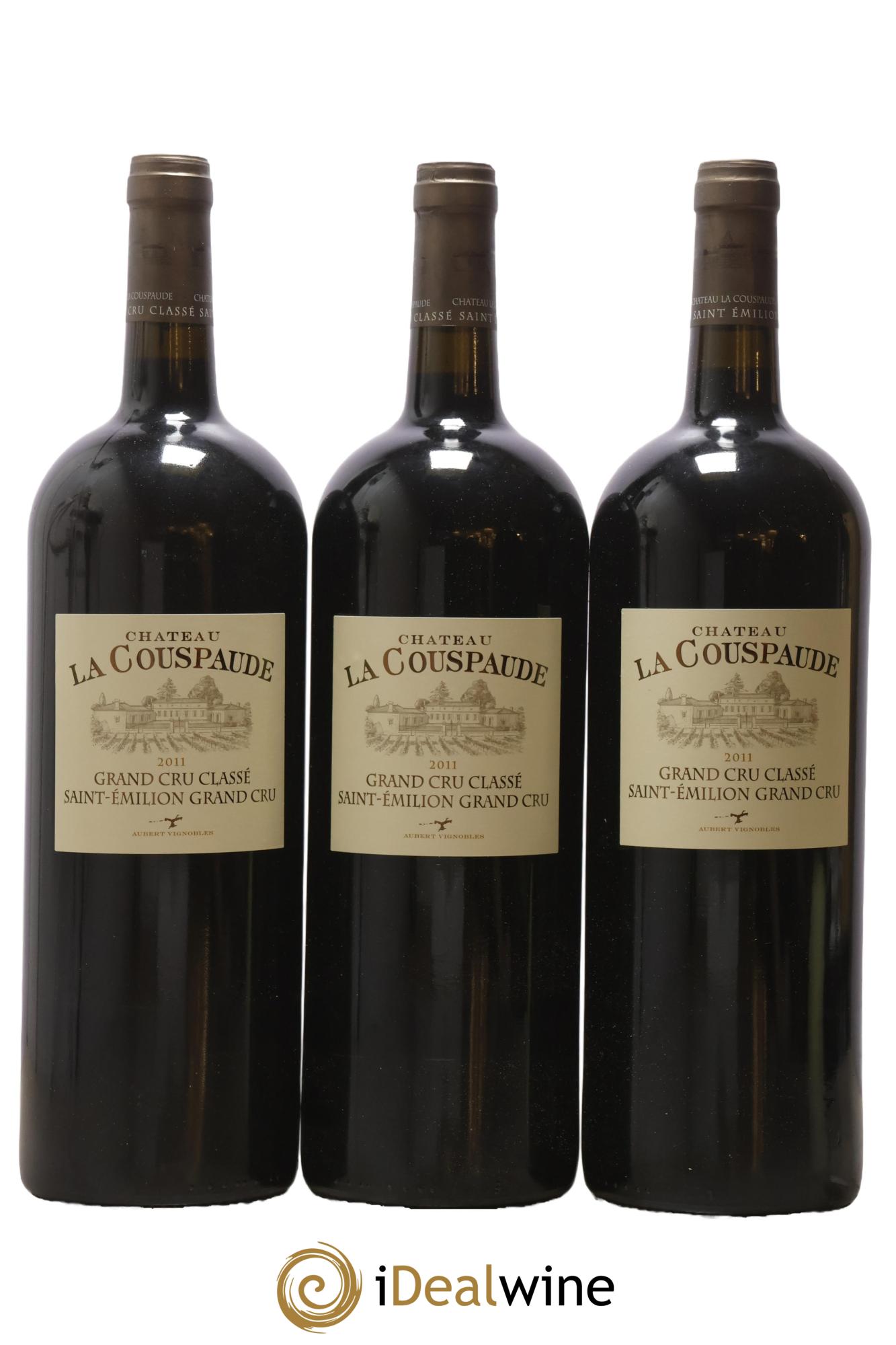 Château la Couspaude Grand Cru Classé 2011 - Lot de 3 magnums - 0