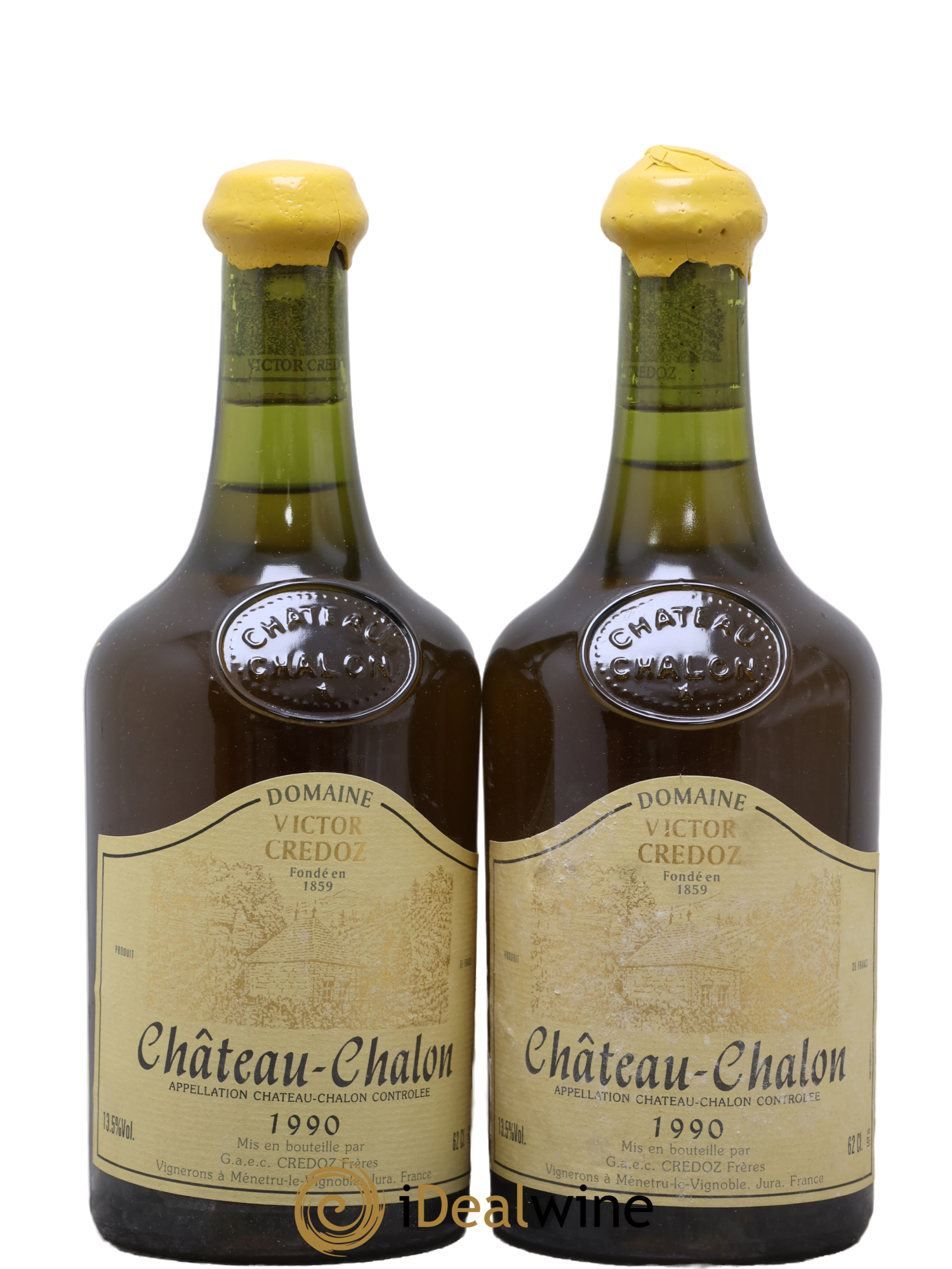 Château-Chalon Victor Credoz 1990 - Lot de 2 clavelins - 0