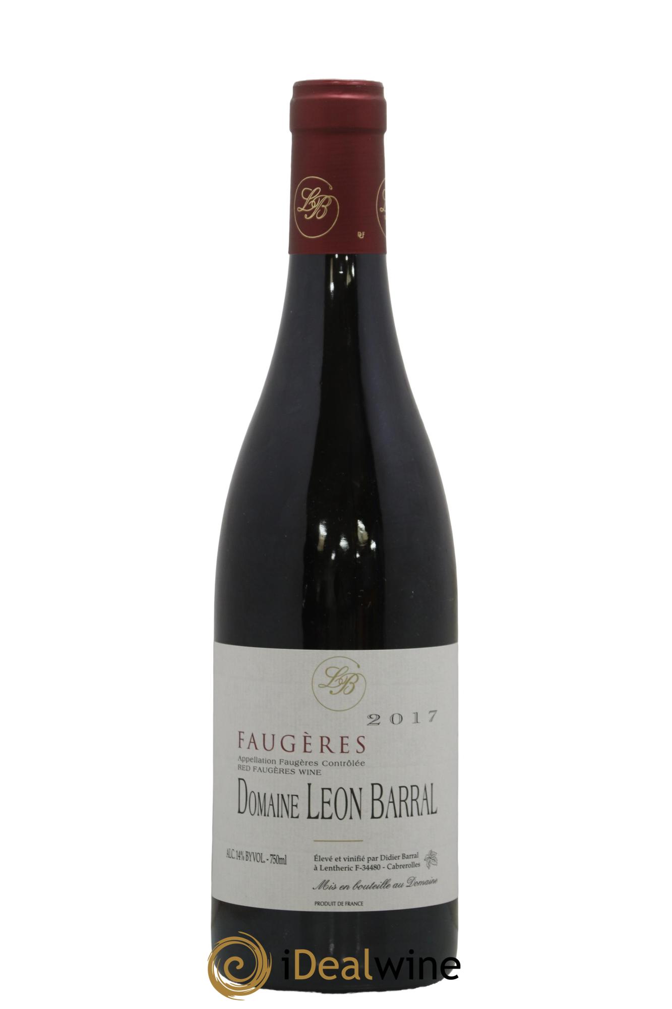 Faugères Domaine Léon Barral 2017 - Lot de 1 bouteille - 0