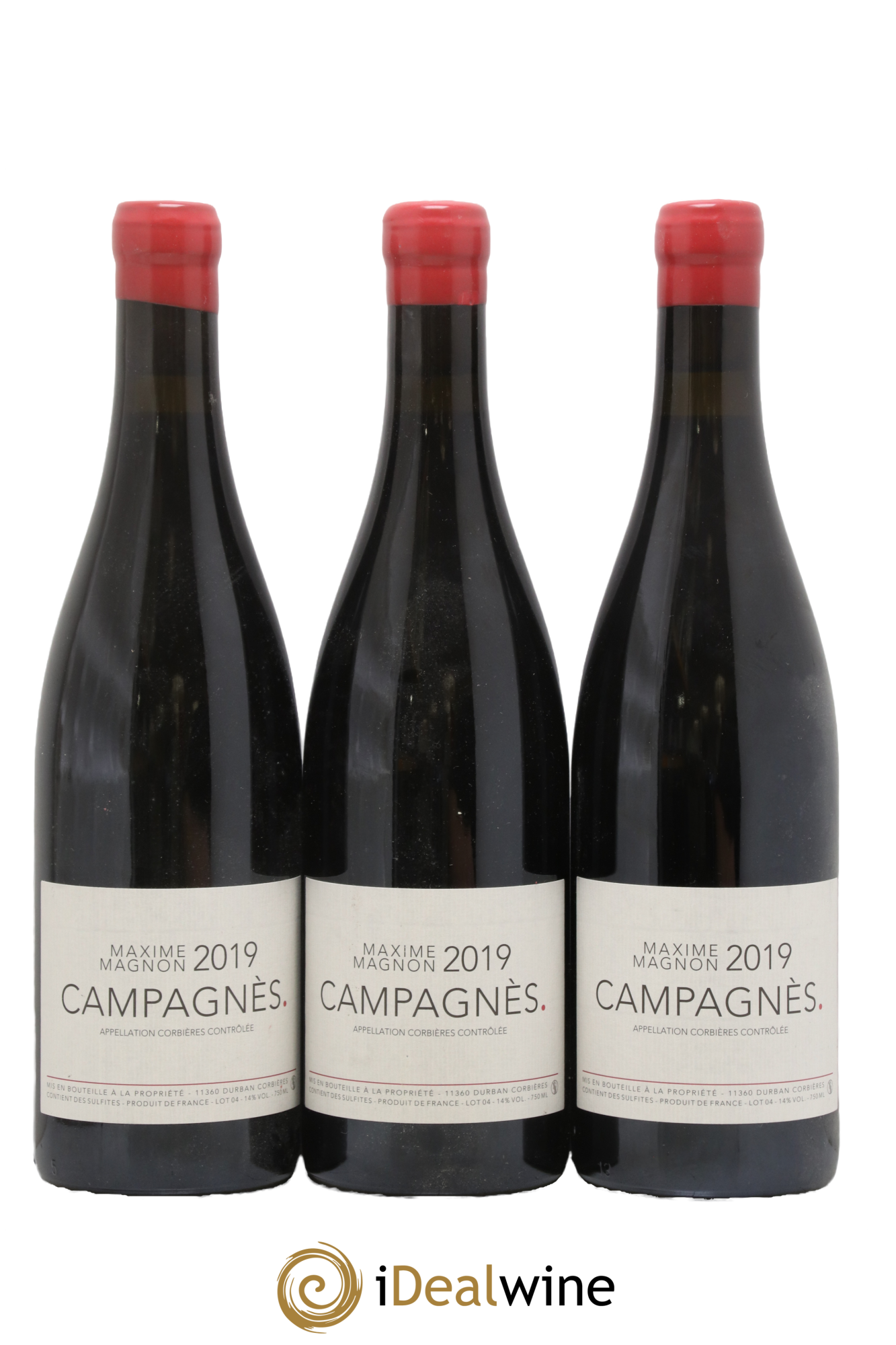 Corbières Campagnès Maxime Magnon 2019 - Posten von 3 Flaschen - 0
