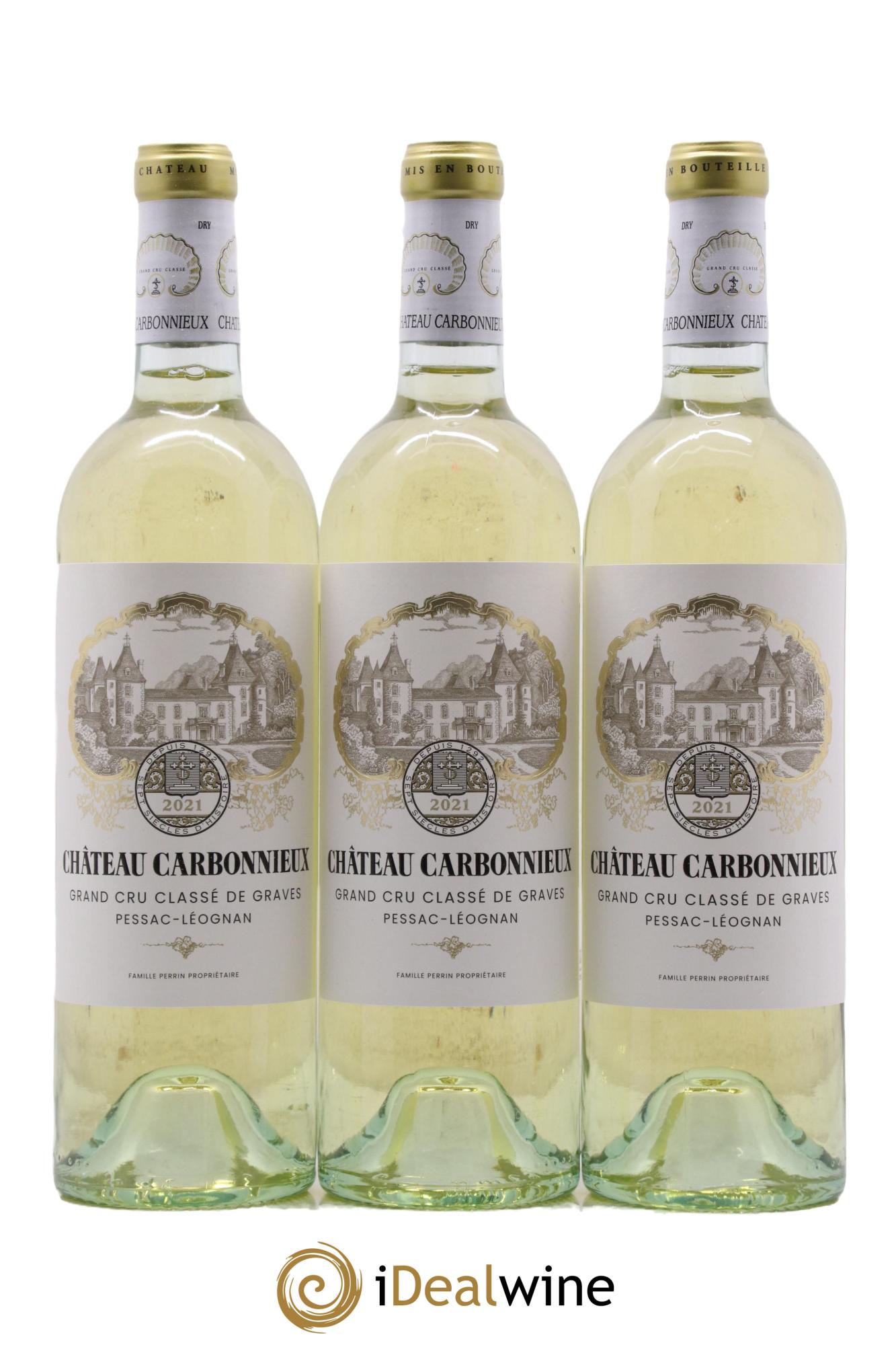 Château Carbonnieux Cru Classé de Graves 2021 - Lot de 6 bouteilles - 1