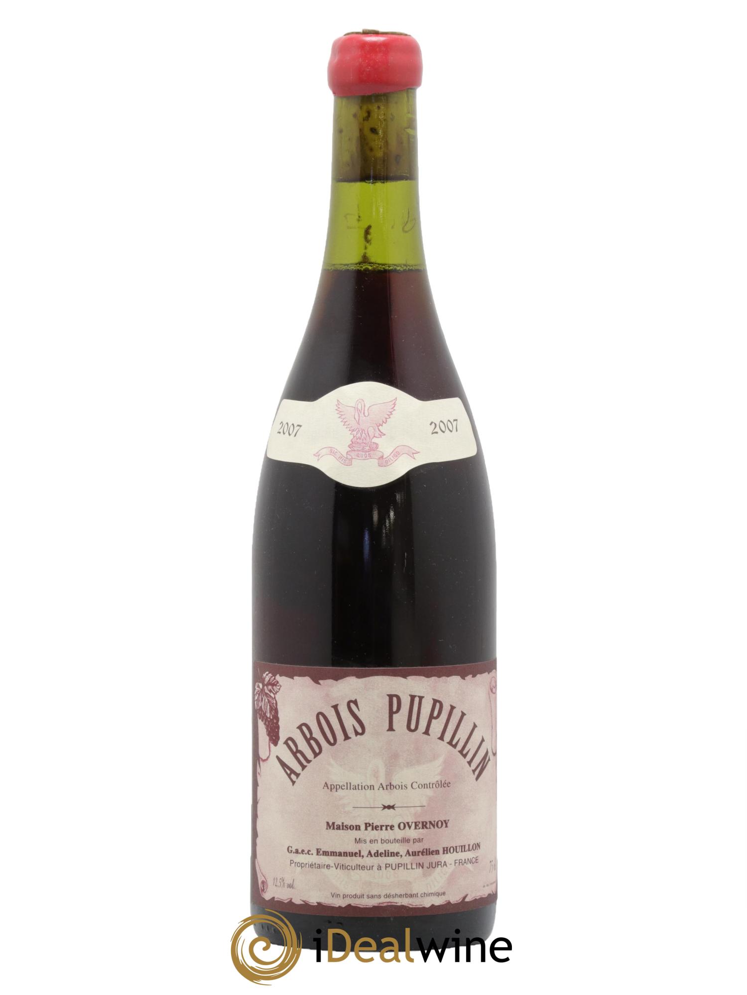 Arbois-Pupillin Poulsard (cire rouge) Overnoy-Houillon (Domaine) 2007 - Lot de 1 bouteille - 0