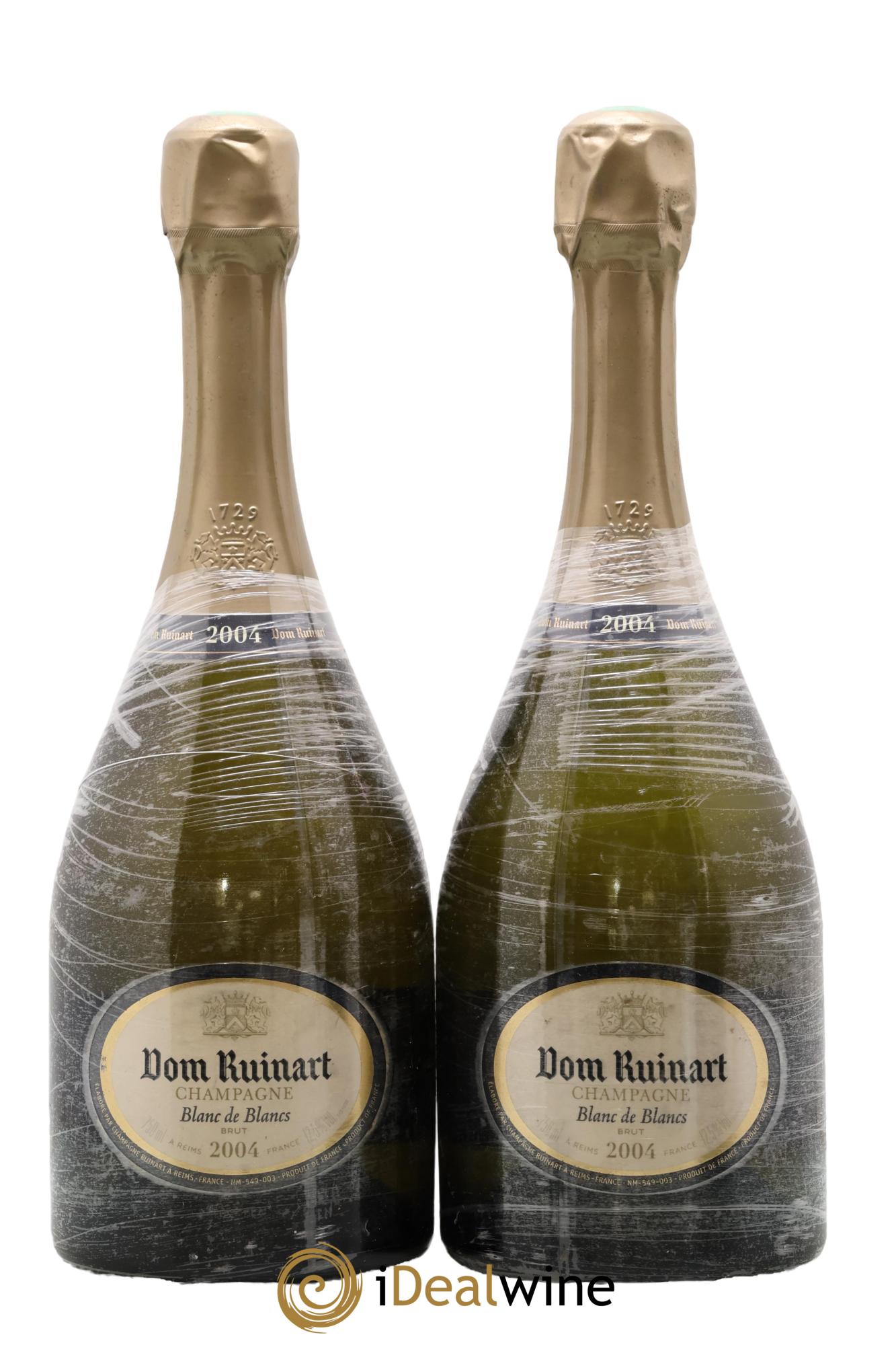 Dom Ruinart Brut Ruinart 2004 - Lot de 2 bouteilles - 0