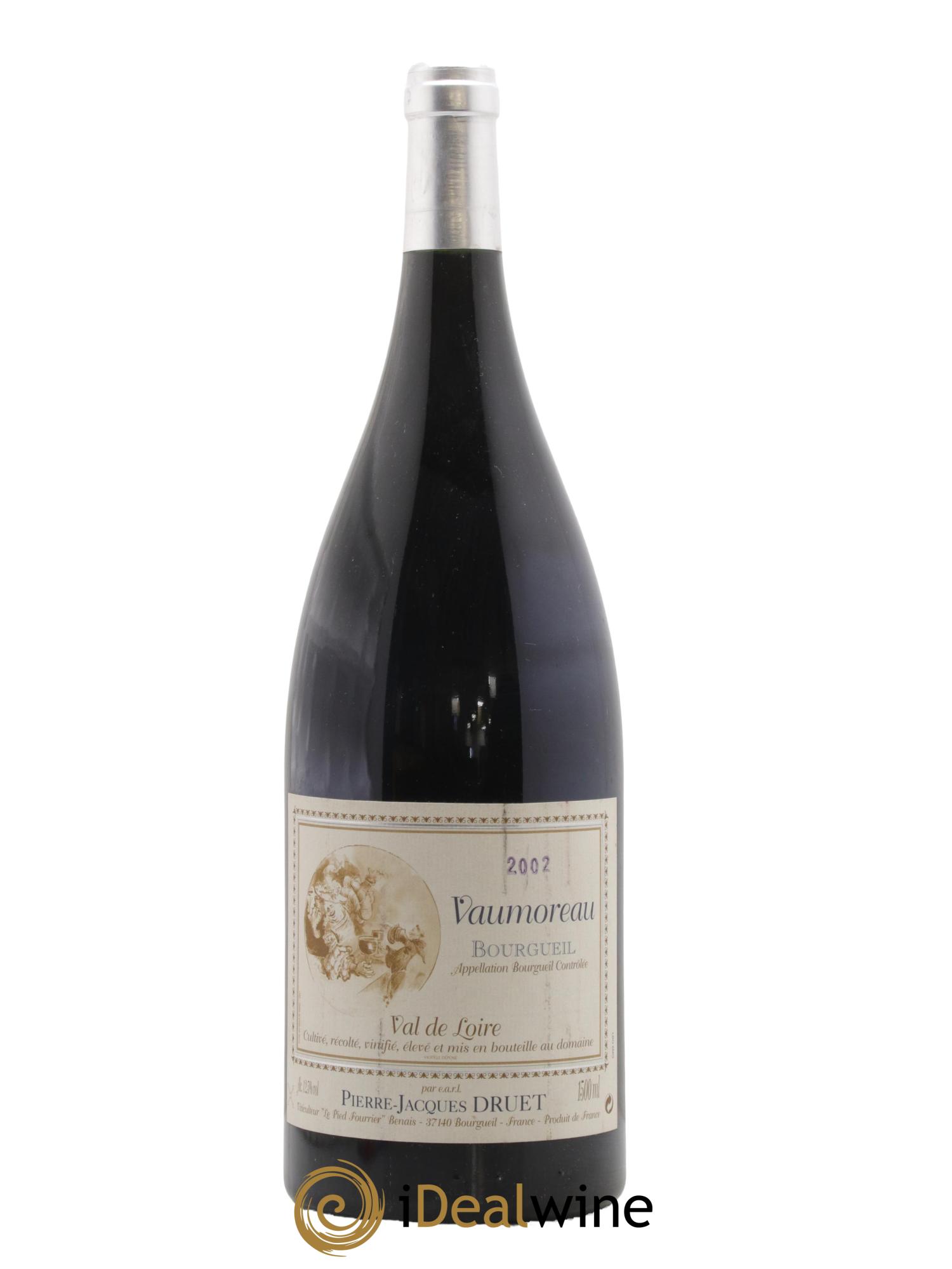 Bourgueil Vaumoreau Pierre Jacques Druet 2002 - Lot de 1 magnum - 0