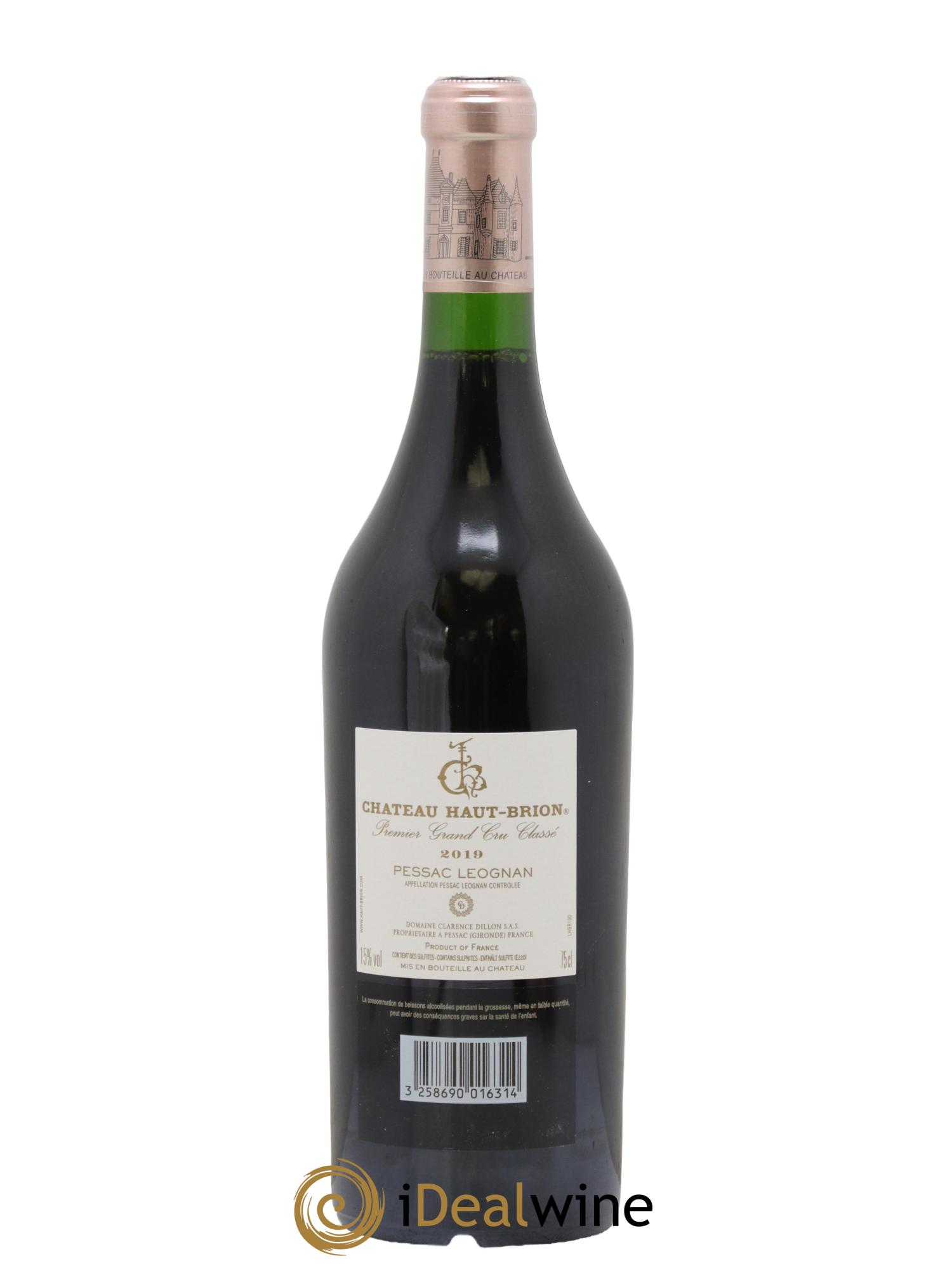 Château Haut Brion 1er Grand Cru Classé 2019 - Posten von 1 Flasche - 2