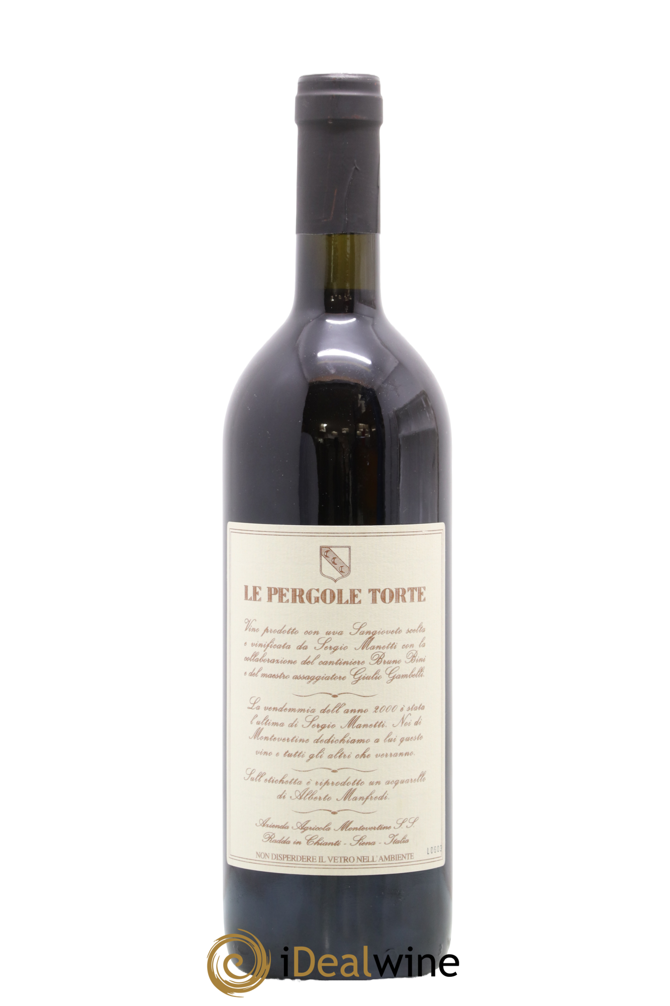 Toscana IGT Montevertine Le Pergole Torte Famille Manetti 2000 - Lot de 1 bouteille - 1