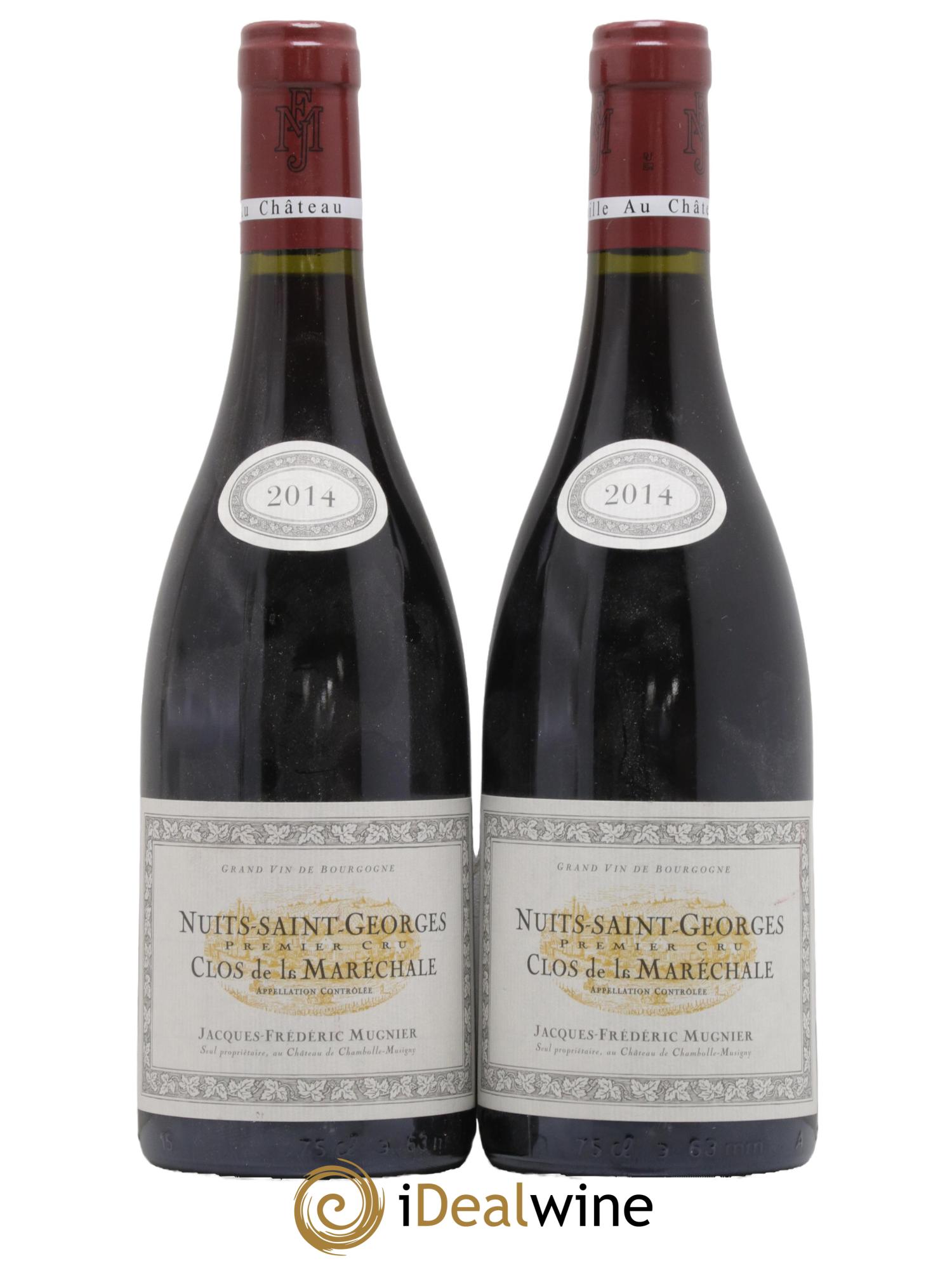 Nuits-Saint-Georges 1er Cru Clos de La Maréchale Jacques-Frédéric Mugnier 2014 - Lot de 2 bouteilles - 0