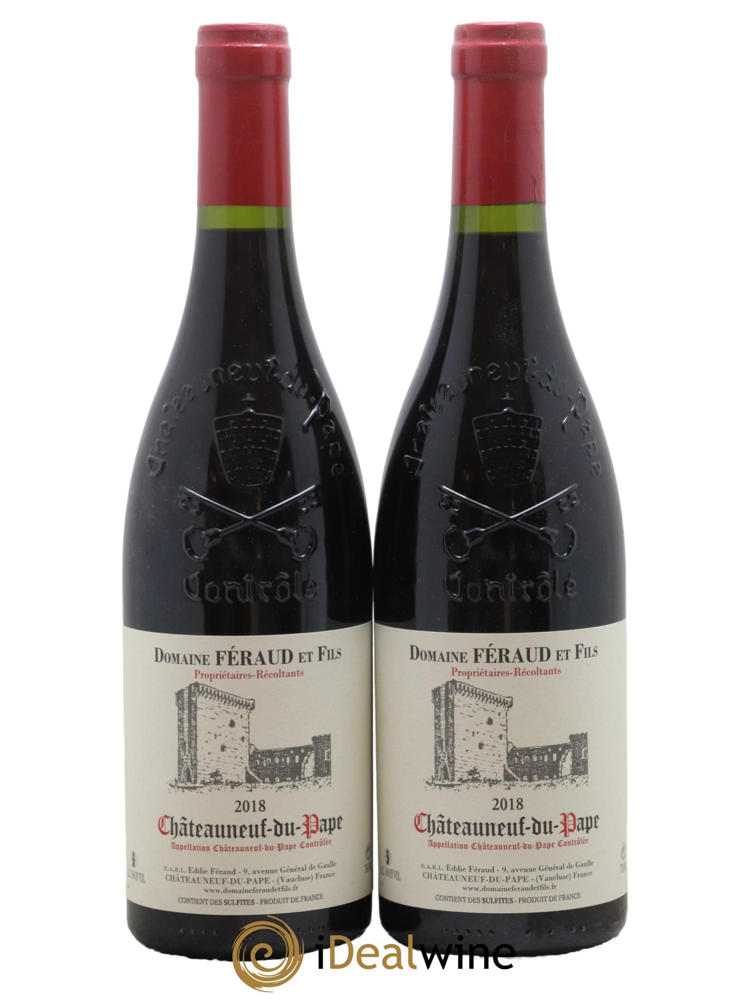 Châteauneuf-du-Pape Eddie Féraud 2018 - Lot de 2 bouteilles - 0