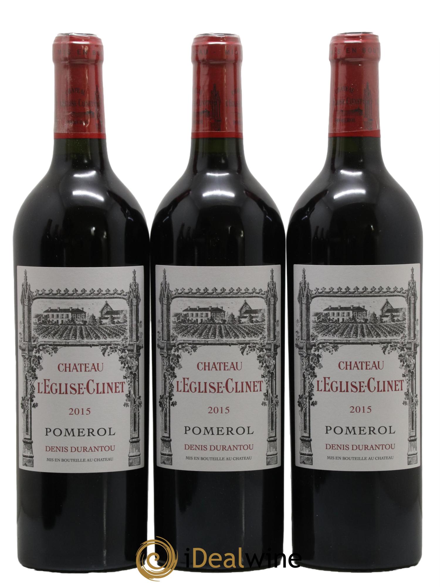 Château l' Église Clinet 2015 - Lot de 6 bouteilles - 1