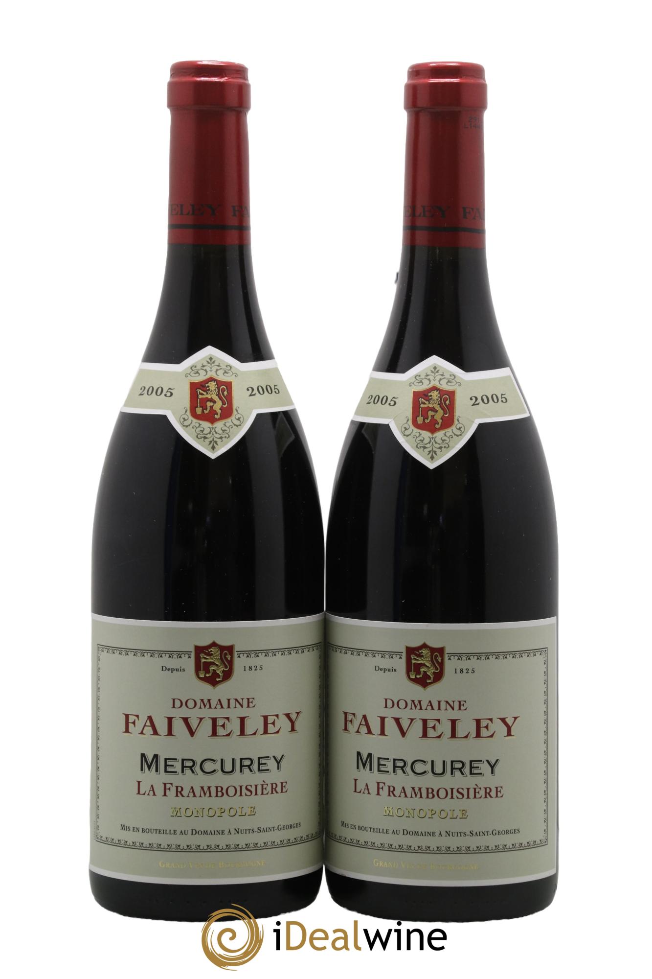 Mercurey Domaine de la Framboisière Faiveley 2005 - Lotto di 2 bottiglie - 0