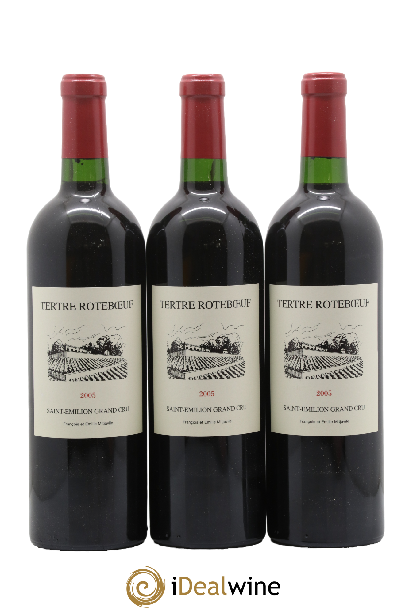 Château Tertre Roteboeuf 2005 - Lot of 6 bottles - 3