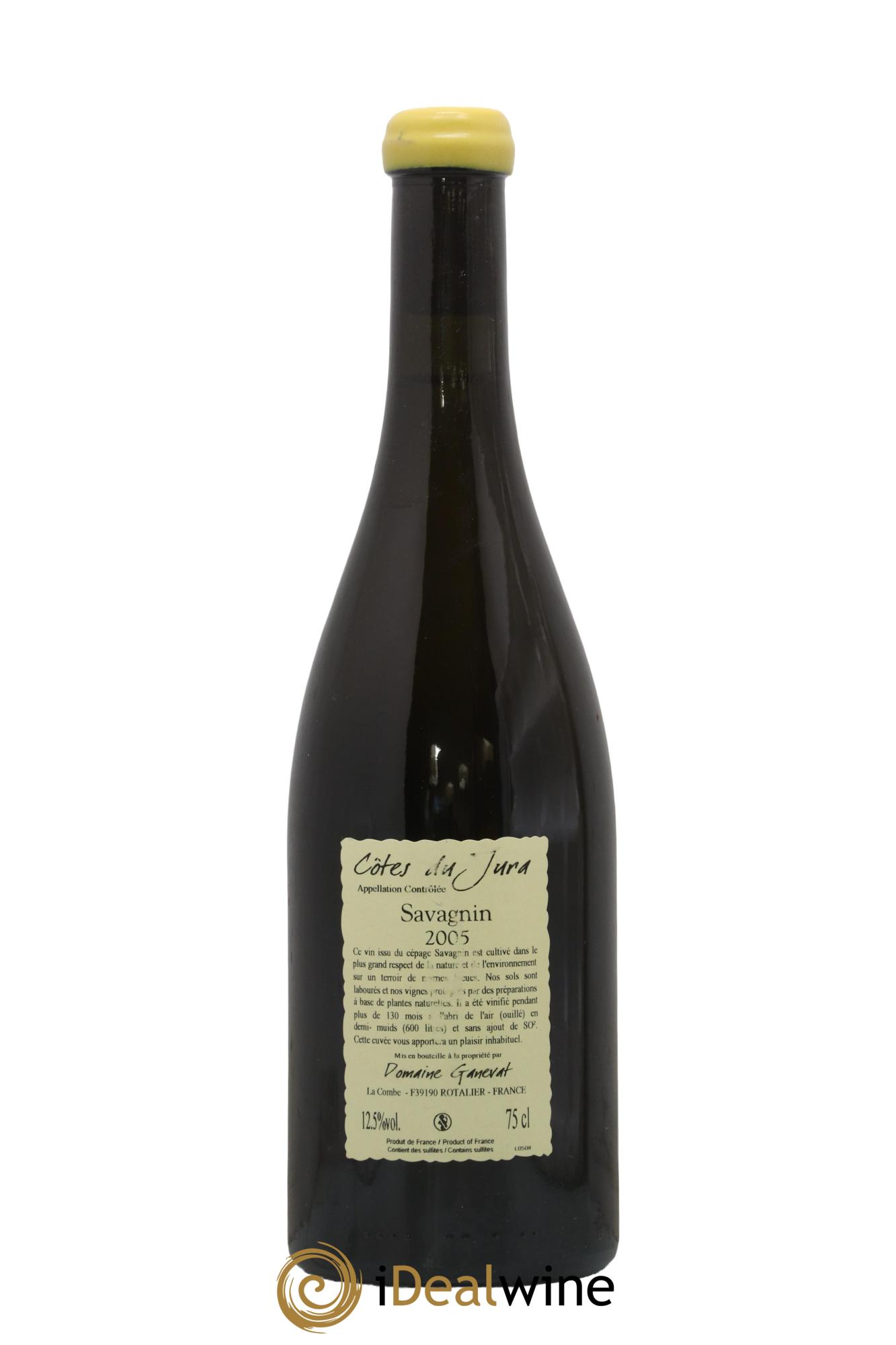 Côtes du Jura Les Vignes de mon Père Jean-François Ganevat (Domaine) 2005 - Lot de 1 bouteille - 1