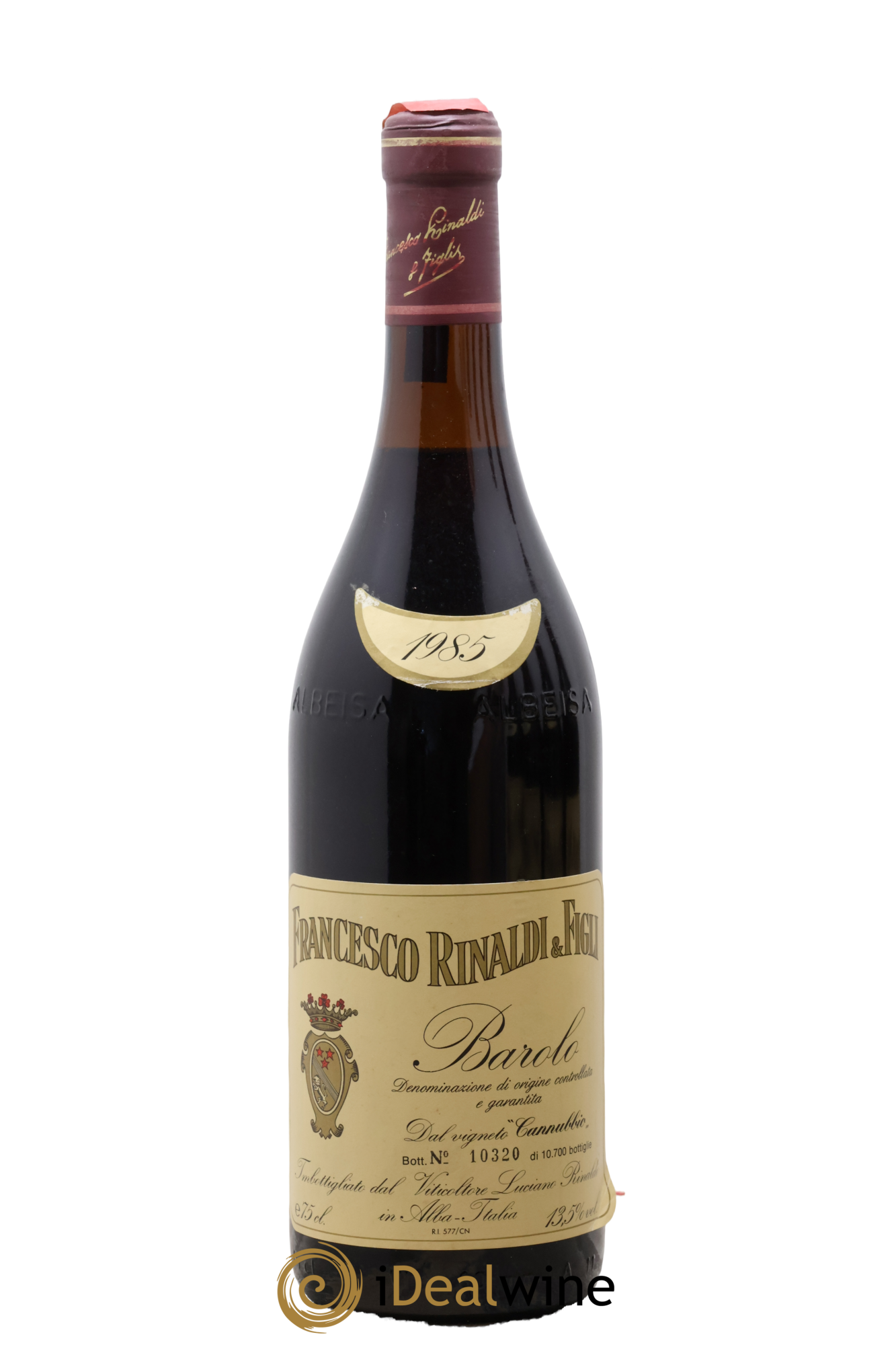 Barolo DOCG Cannubi Francesco Rinaldi 1985 - Lote de 1 botella - 0