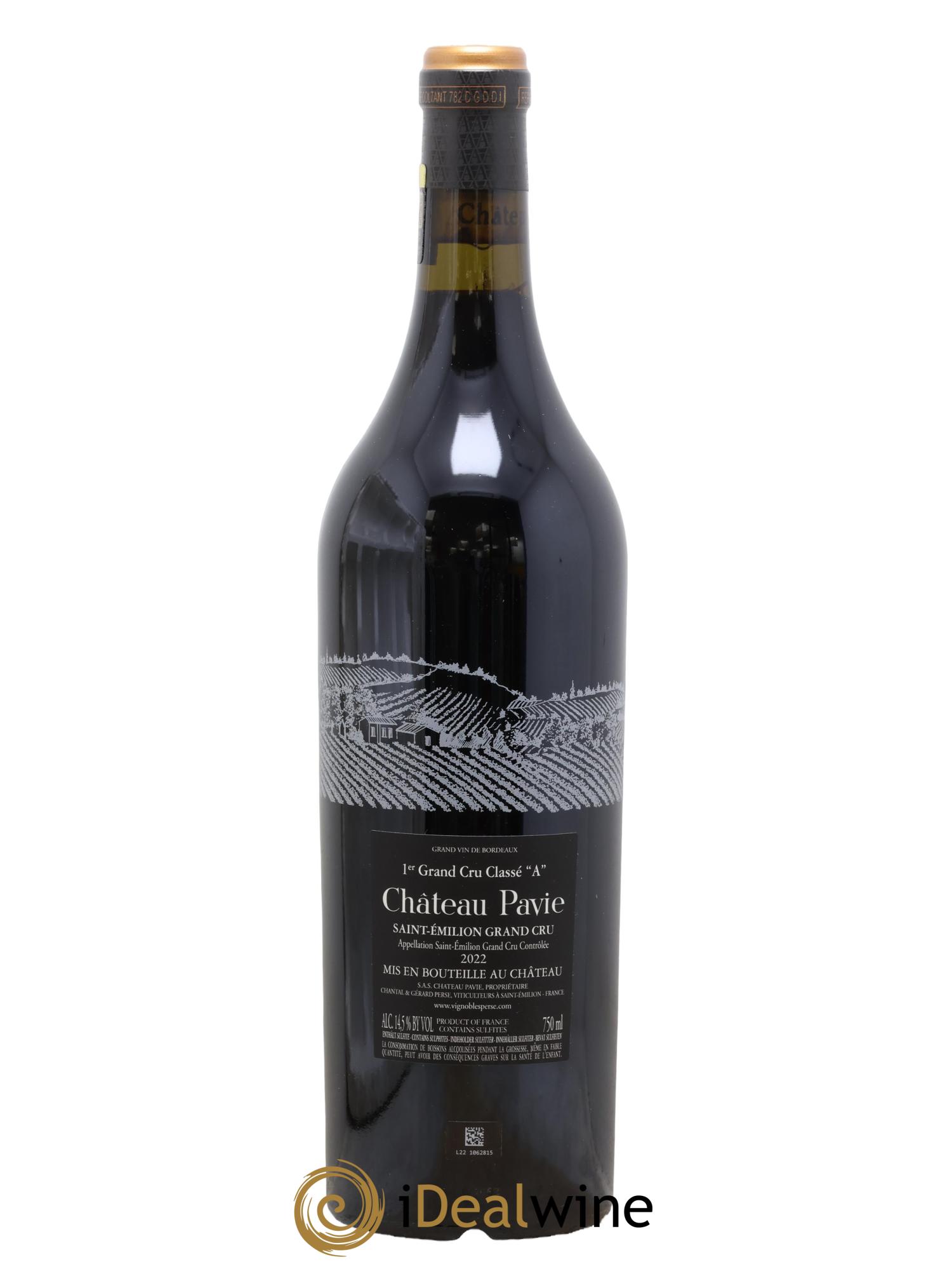 Château Pavie 1er Grand Cru Classé A 2022 - Lot of 1 bottle - 1