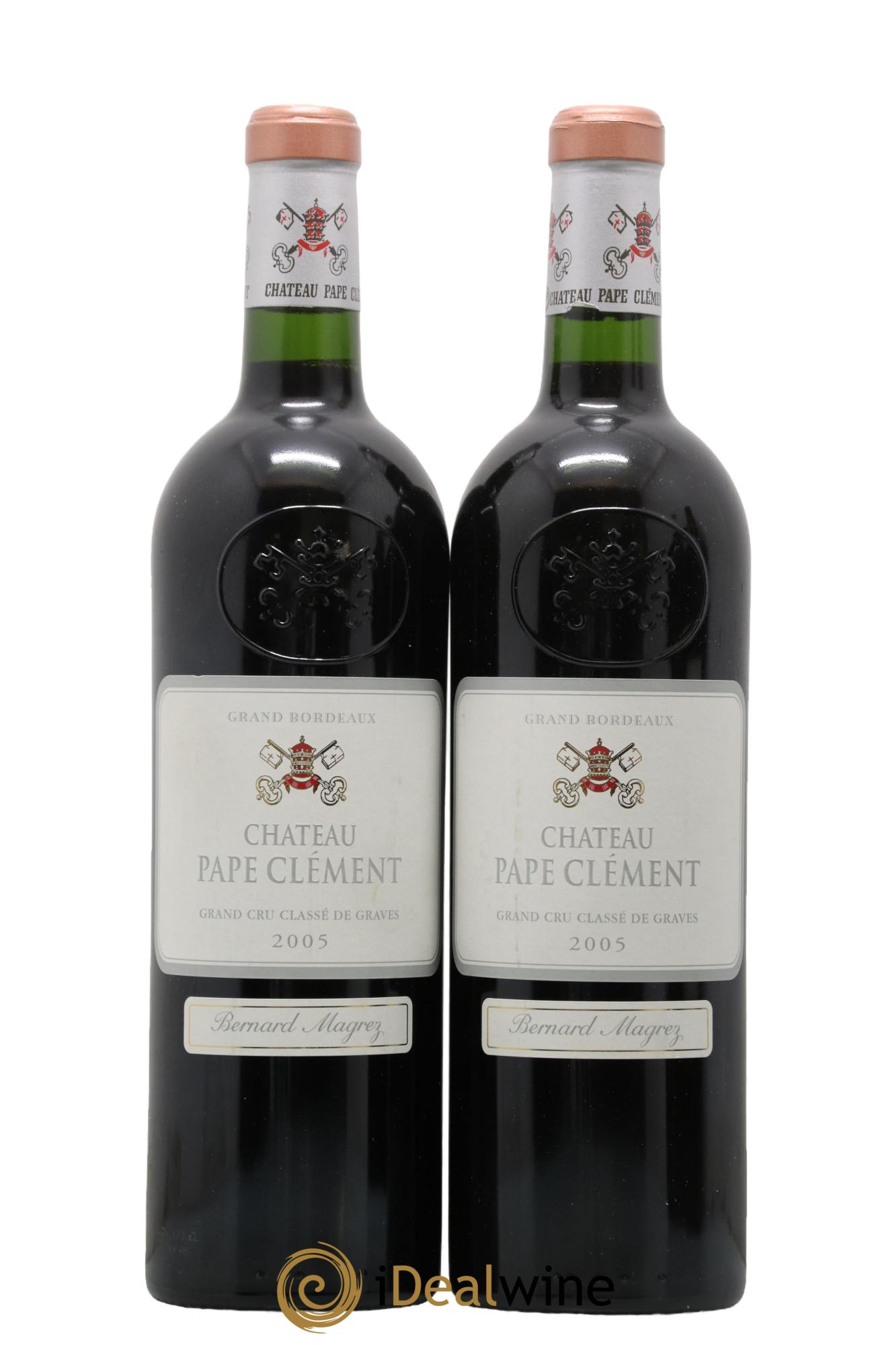 Château Pape Clément Cru Classé de Graves 2005 - Lot de 2 bouteilles - 0