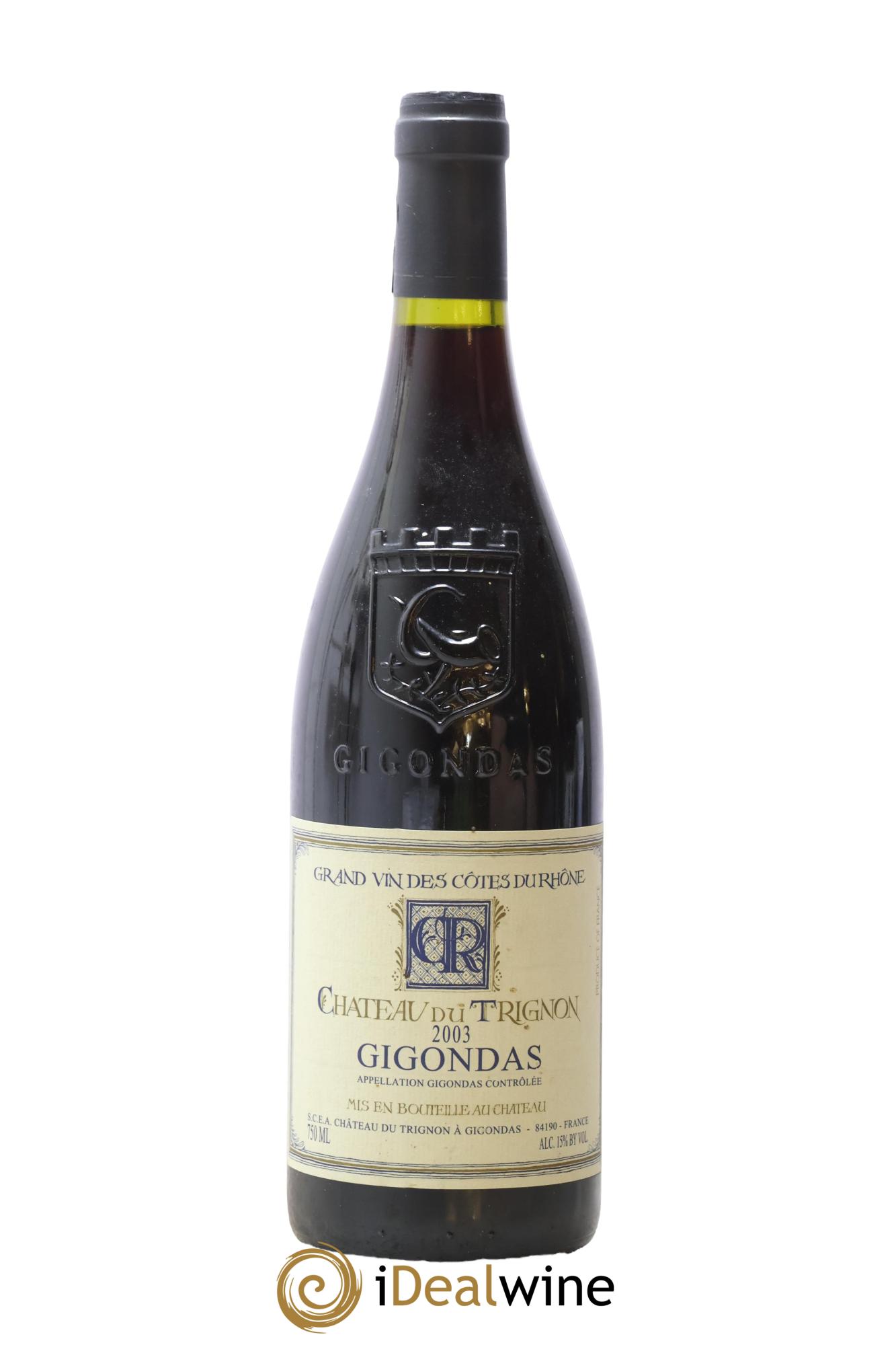 Gigondas Château Du Trignon 2003 - Lot of 1 bottle - 0