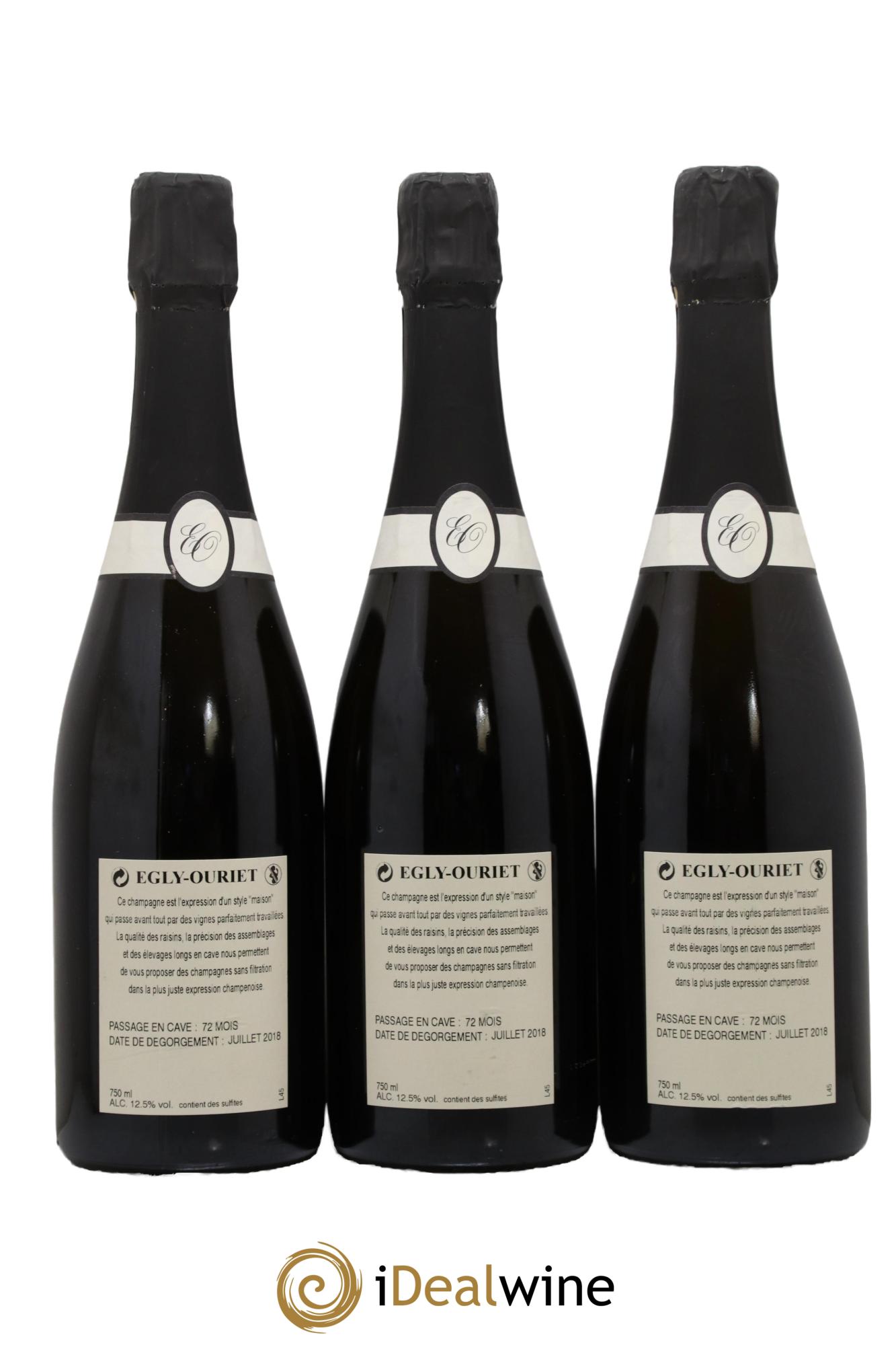 Blanc de Noirs Les Crayères Vieilles vignes Egly-Ouriet - Lotto di 3 bottiglie - 1