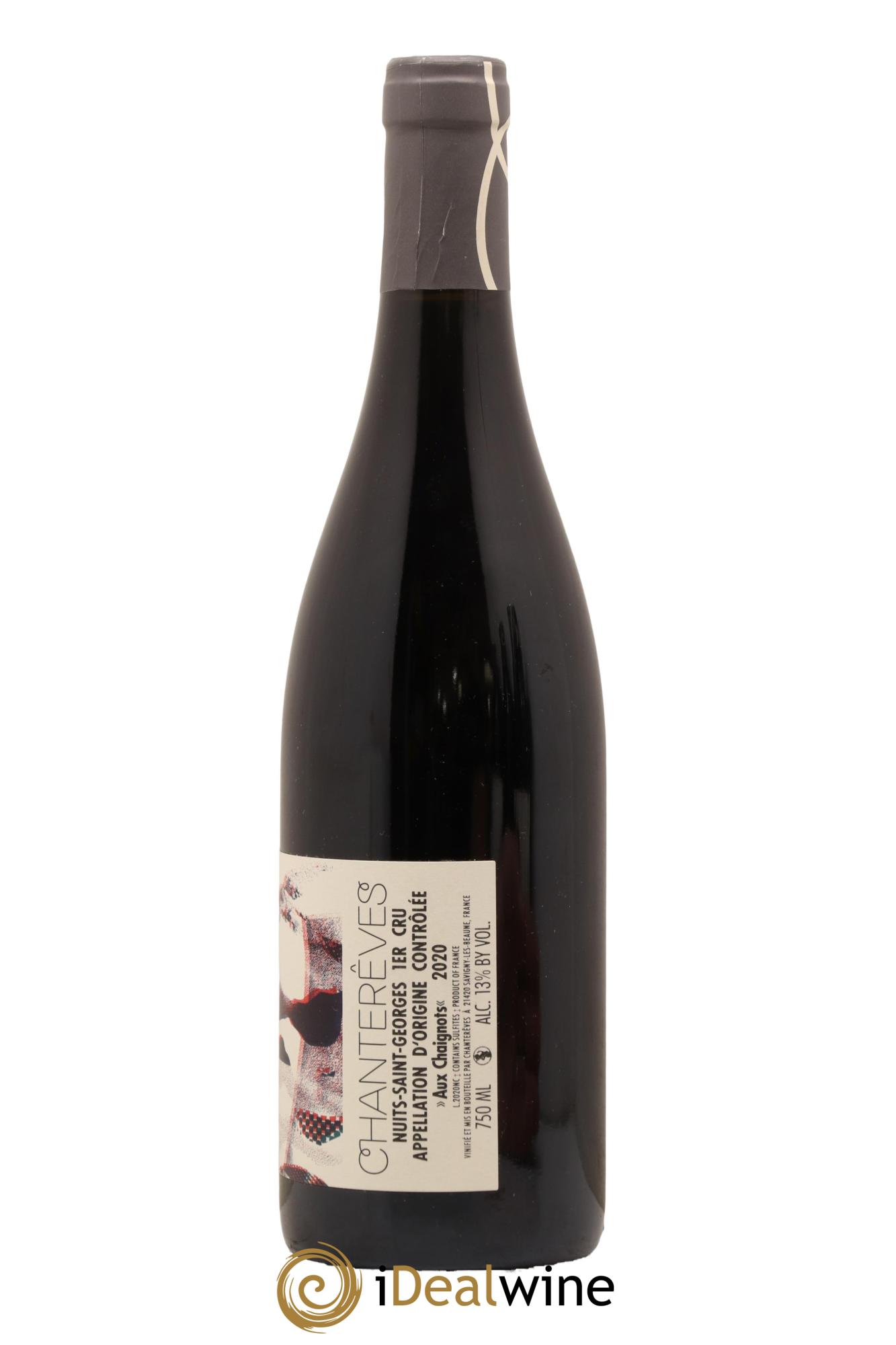 Nuits-Saint-Georges 1er Cru Aux Chaignots Chanterêves Aux Chaignots Domaine de Chantereves 2020 - Lot de 1 bouteille - 1