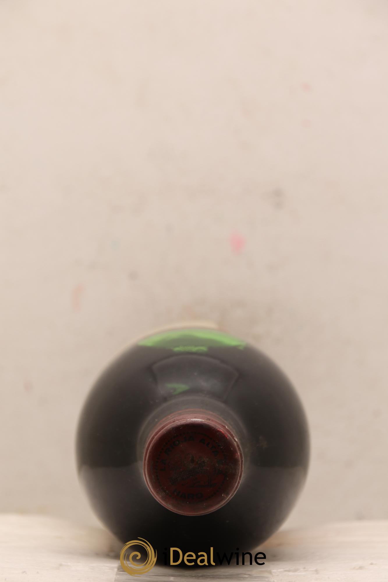 Rioja DOCa Gran Reserva 904 La Rioja Alta 1968 - Lot de 1 bouteille - 1