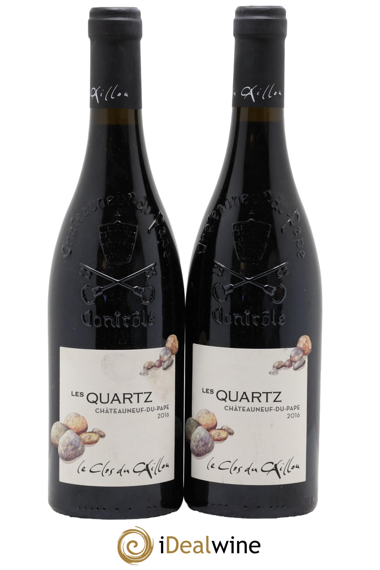 Châteauneuf-du-Pape Les Quartz Clos du Caillou 2016 - Lotto di 2 bottiglie - 0