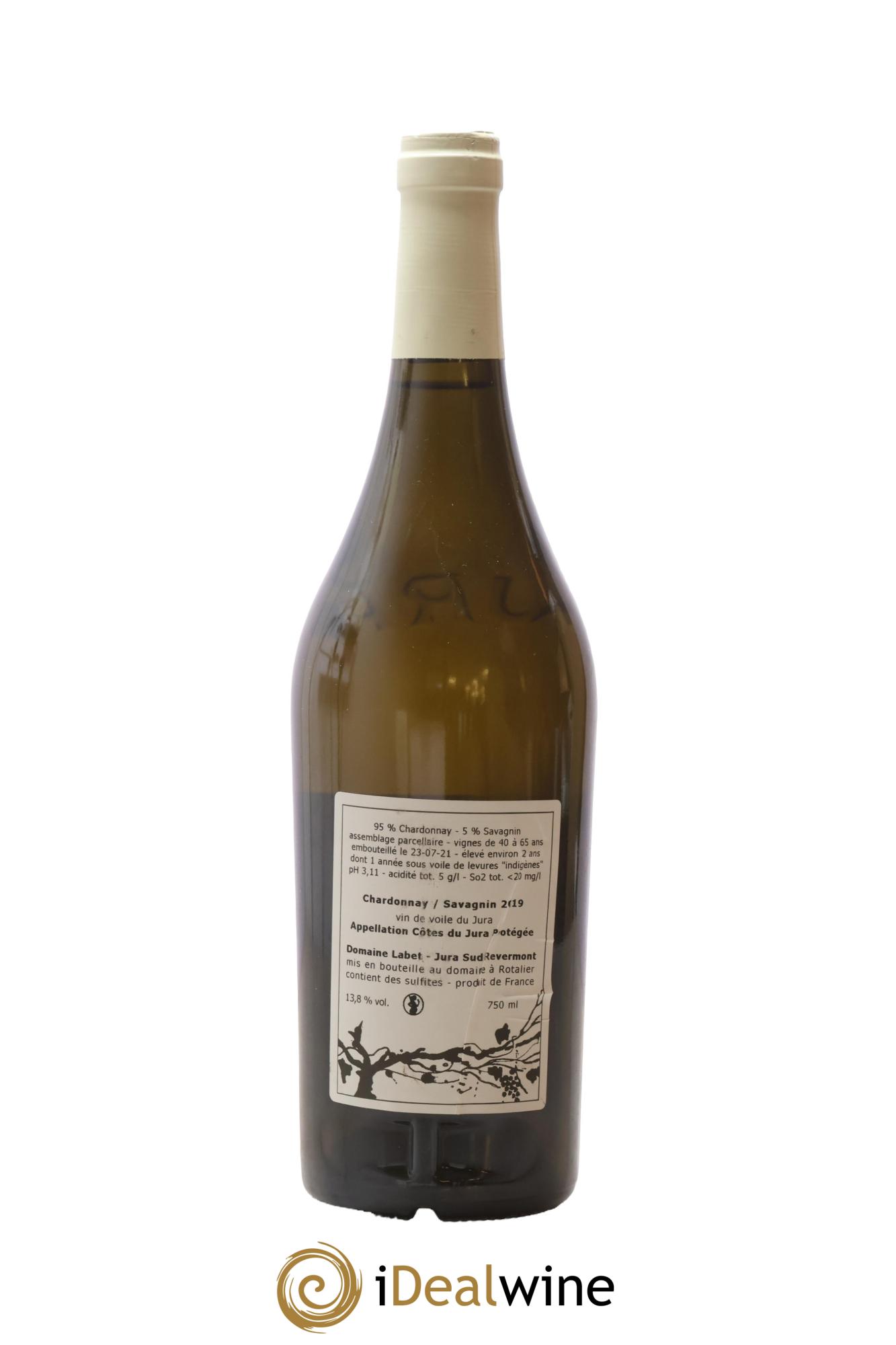 Côtes du Jura Vin de Voile Chardonnay-Savagnin cuvée de garde Romain - Julien - Charline Labet 2019 - Posten von 1 Flasche - 1