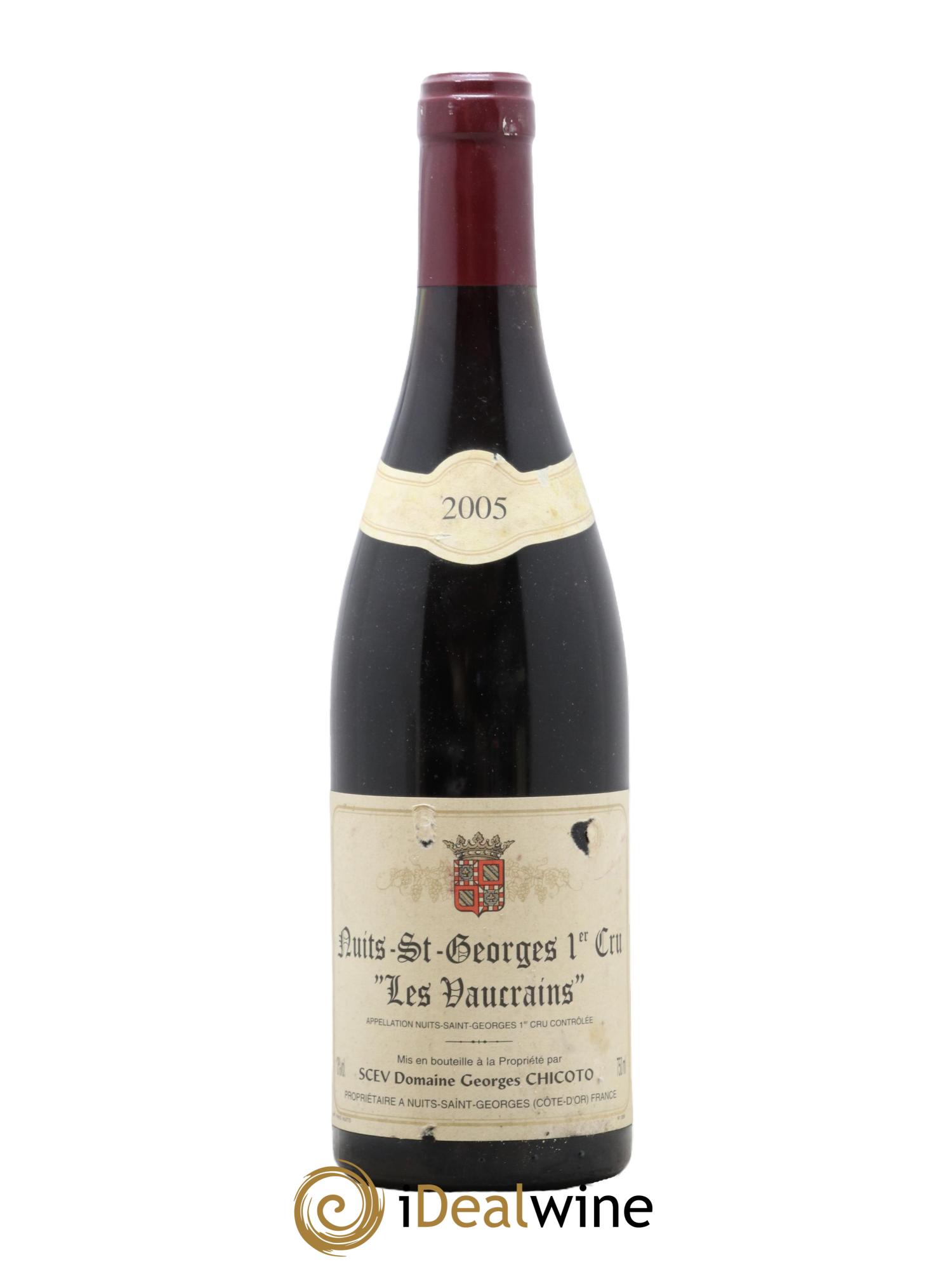 Nuits-Saint-Georges 1er Cru Les Vaucrains Chicotot 2005 - Lot de 1 bouteille - 0